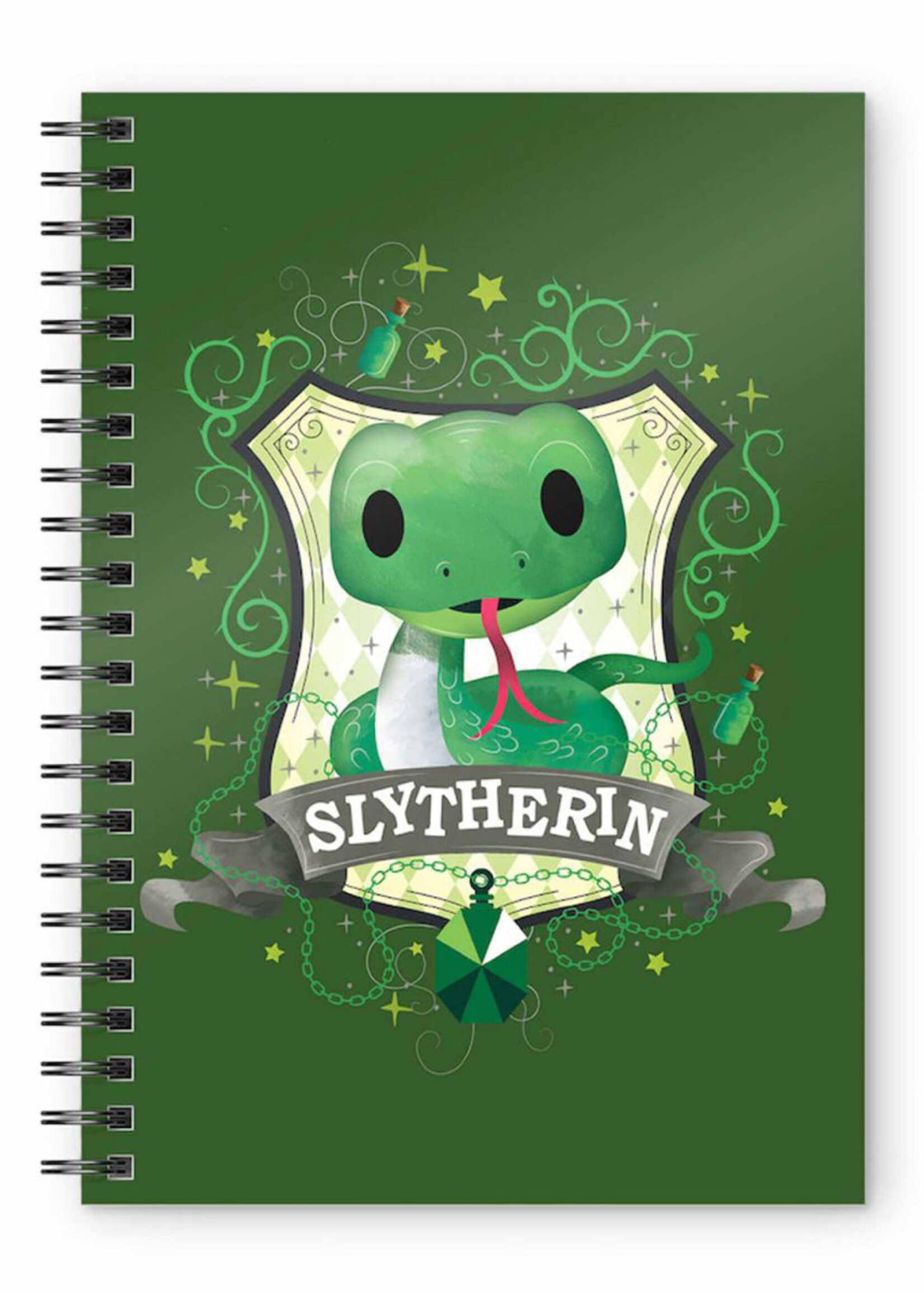 Harry Potter A5 Spiral Notebook Slytherin