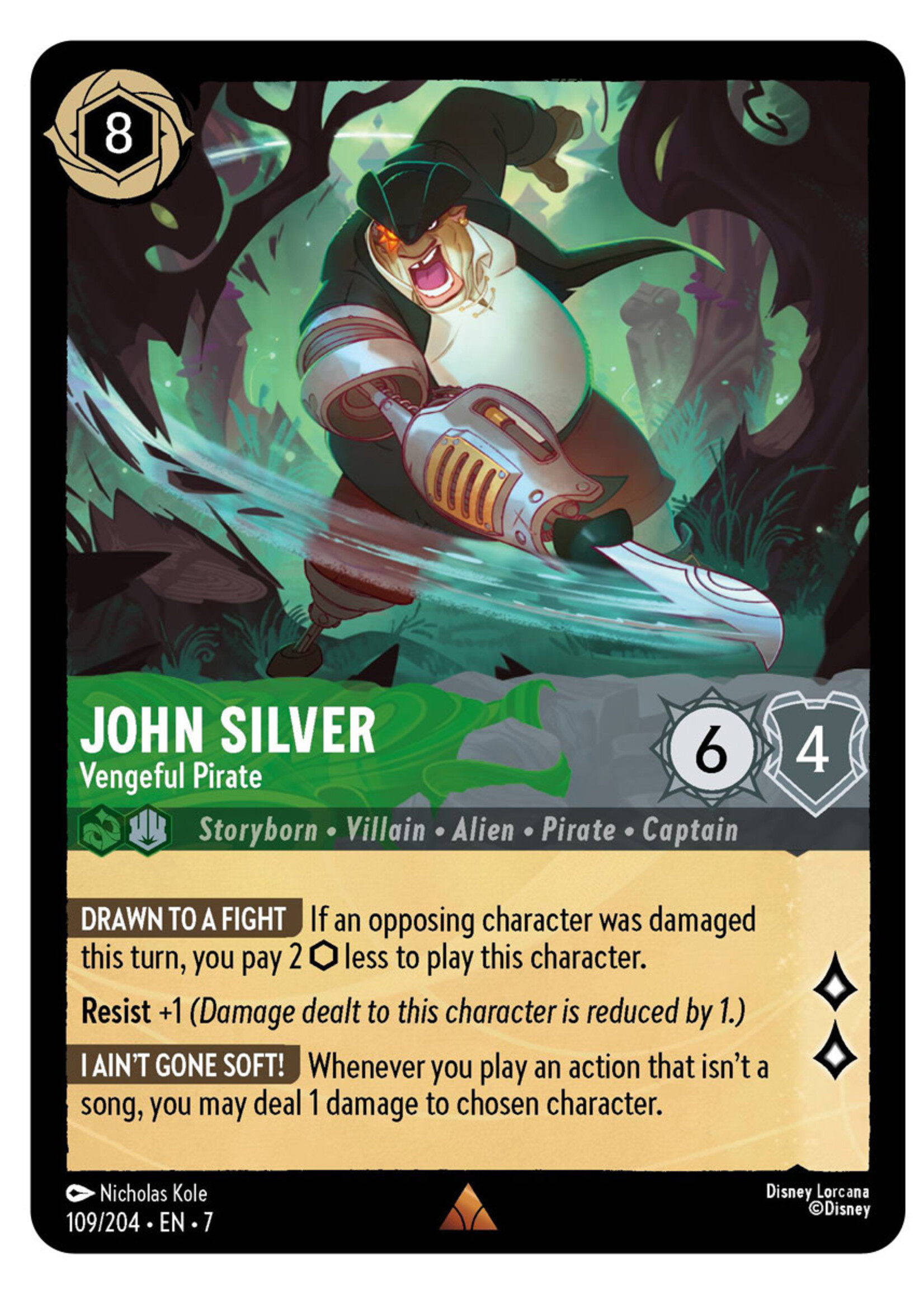 John Silver Vengeful Pirate 109 (7ARI)