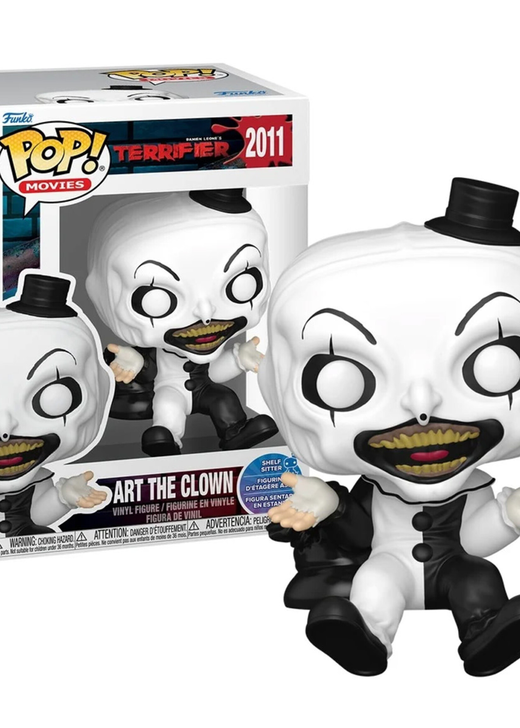 Terrifier Funko Pop N° 2011 Art the Clown Shelf Sitter