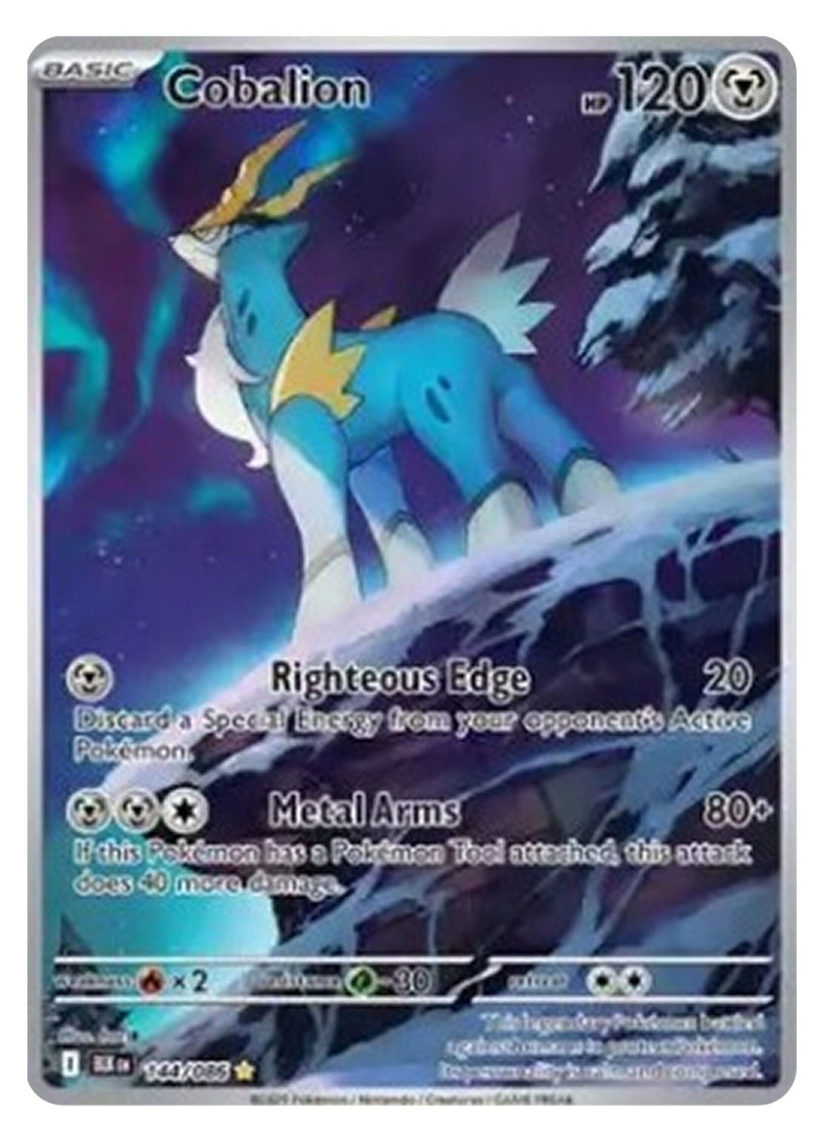 Cobalion 144 (BLK): near mint