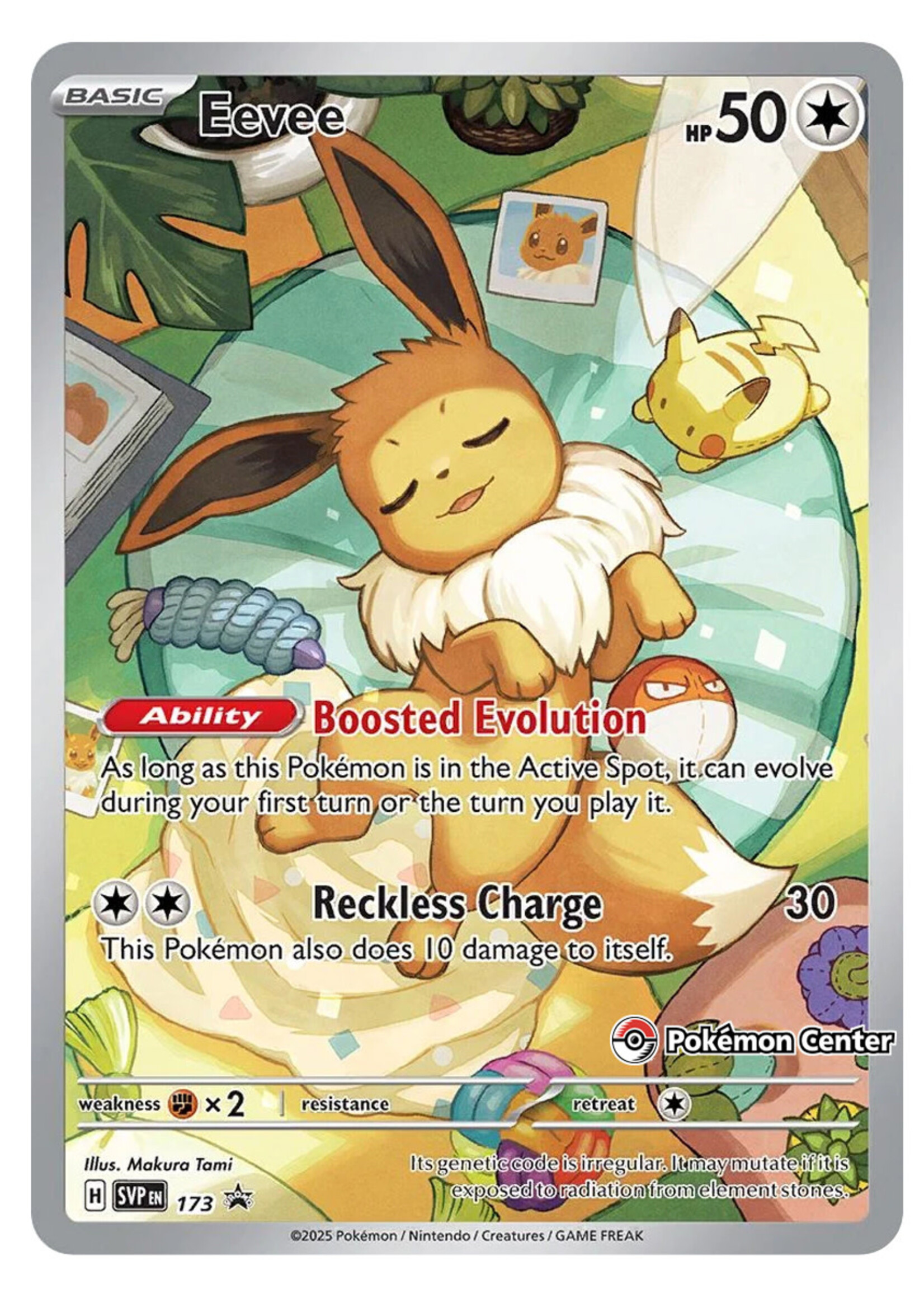 Eevee 173 (SVP) Pokémon Center Stamped BGS Grade 9