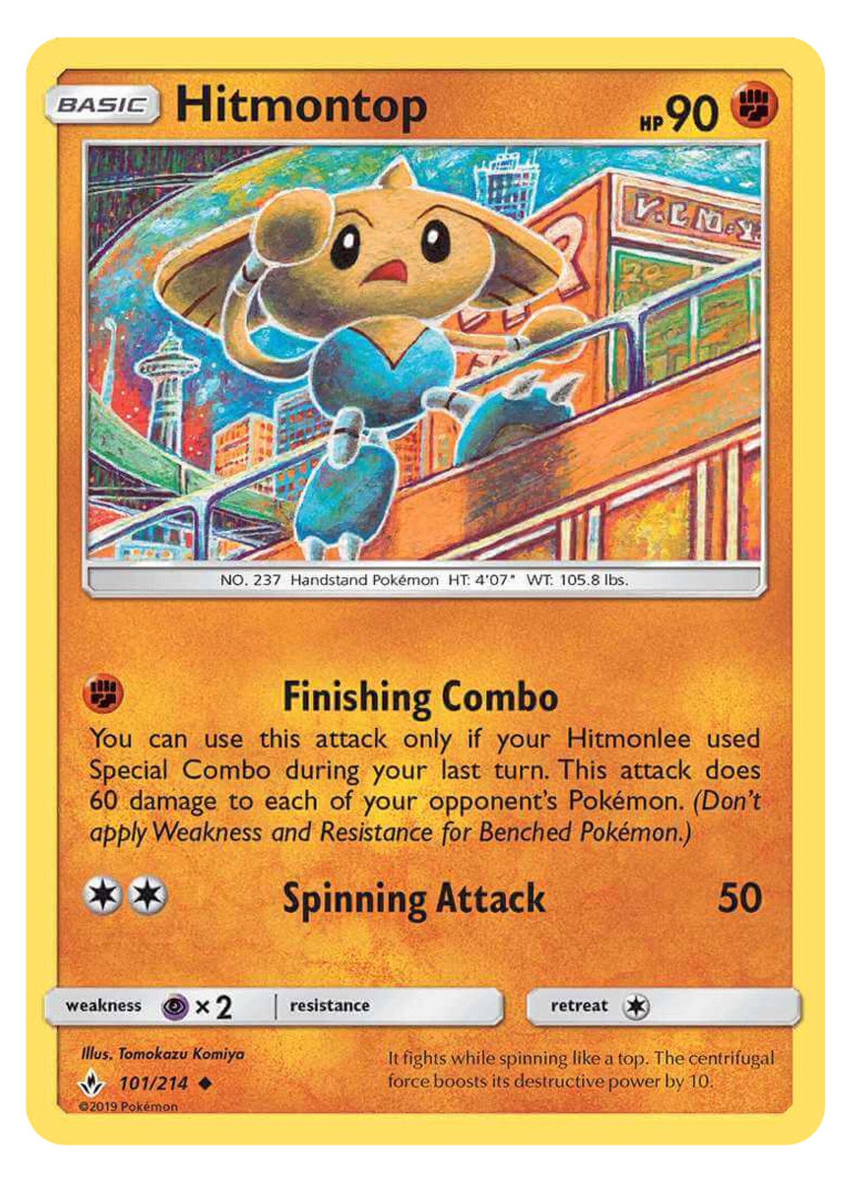 Hitmontop 101 (UNB): excellent