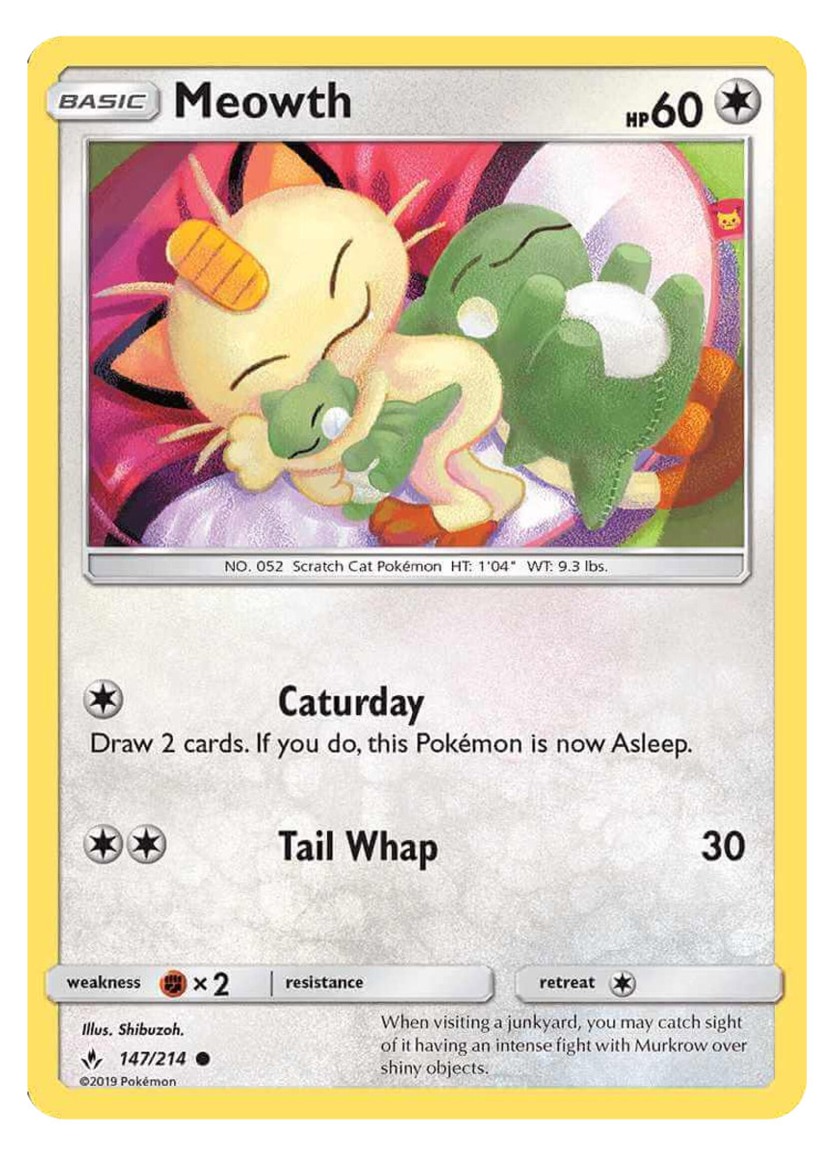Meowth 147 (UNB): excellent