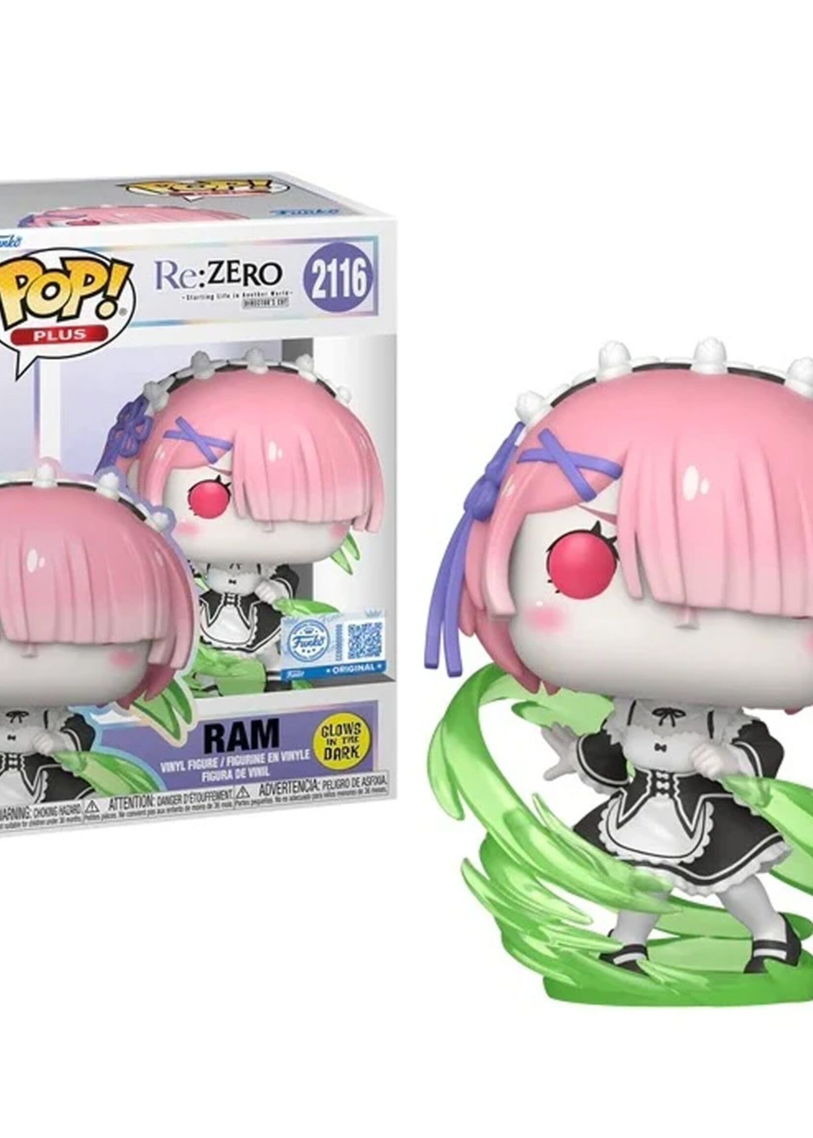 Re:Zero Funko Pop Plus N° 2116 Ram Wind Magic GW