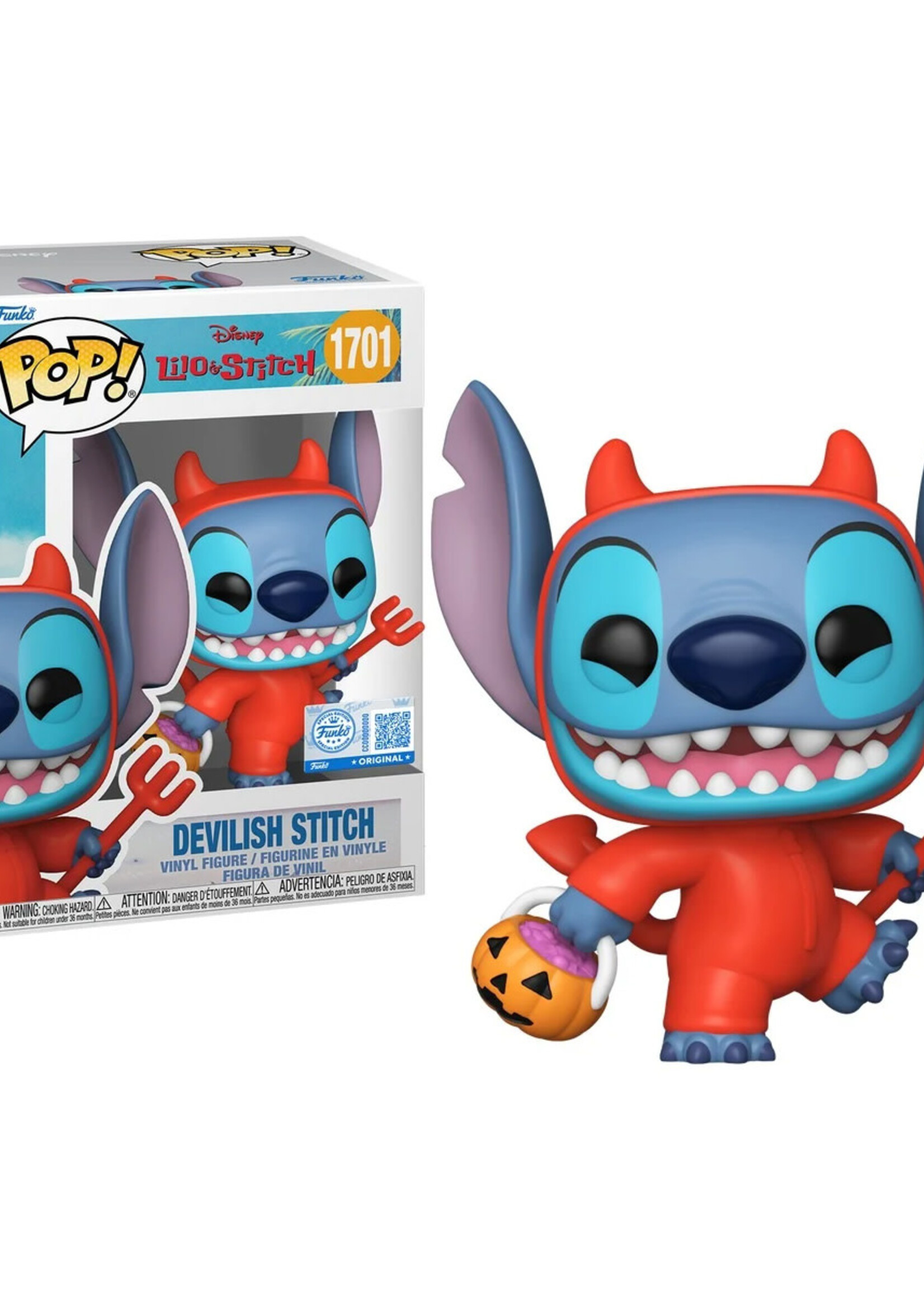 Lilo & Stitch Funko Pop N° 1701 Stitch As Devil