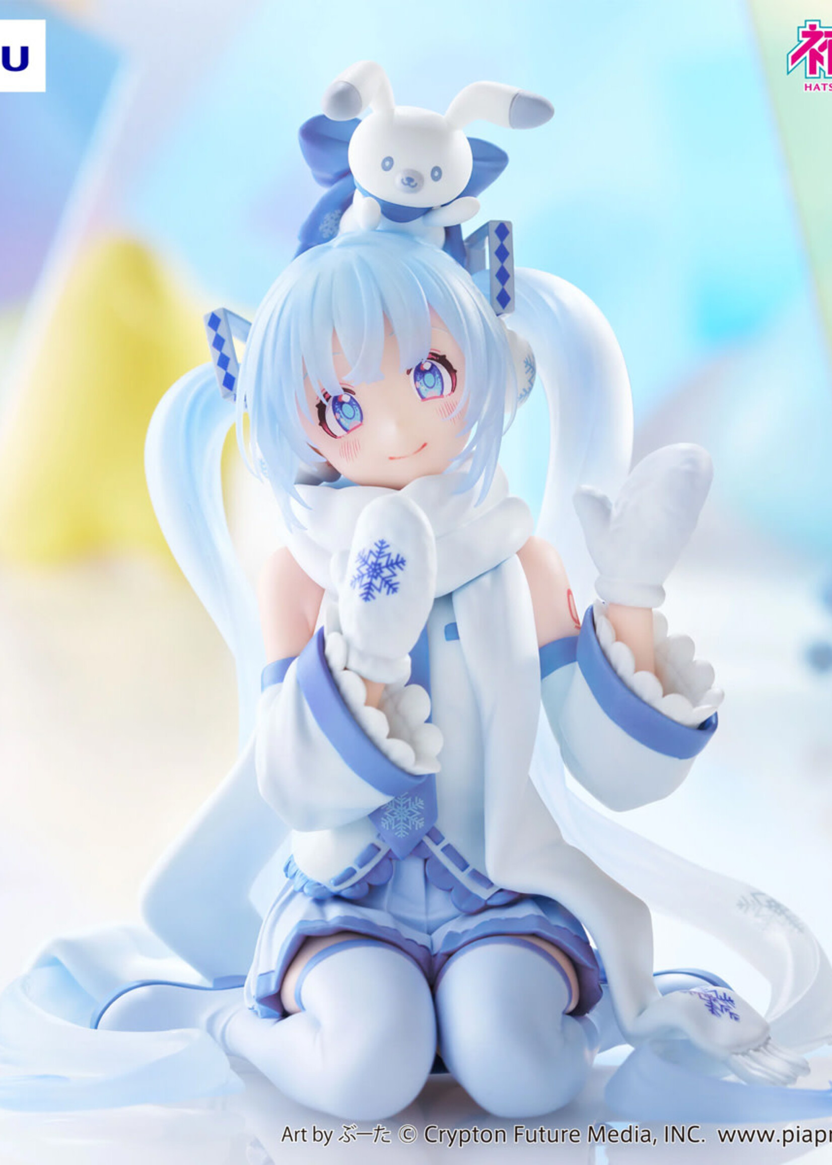 Hatsune Miku Snow Miku Sky Town Statue Noodle Stopper 10cm