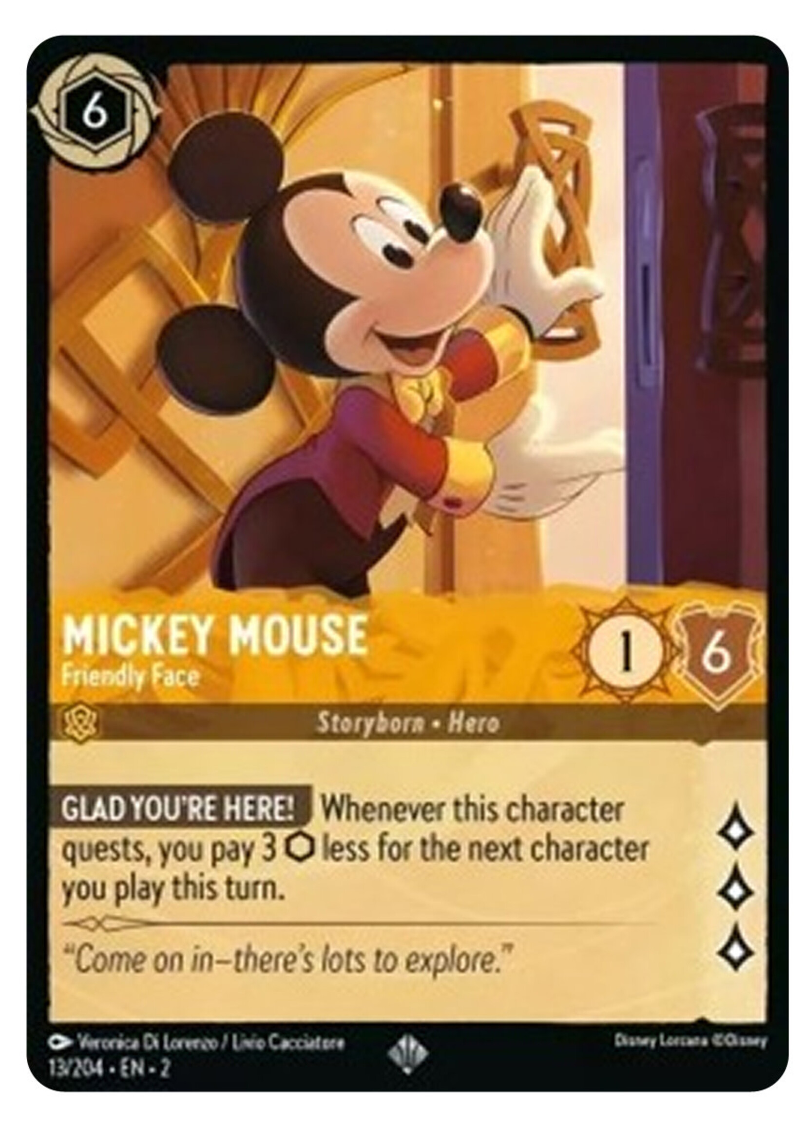 Mickey Mouse Friendly Face 13 (2ROF)