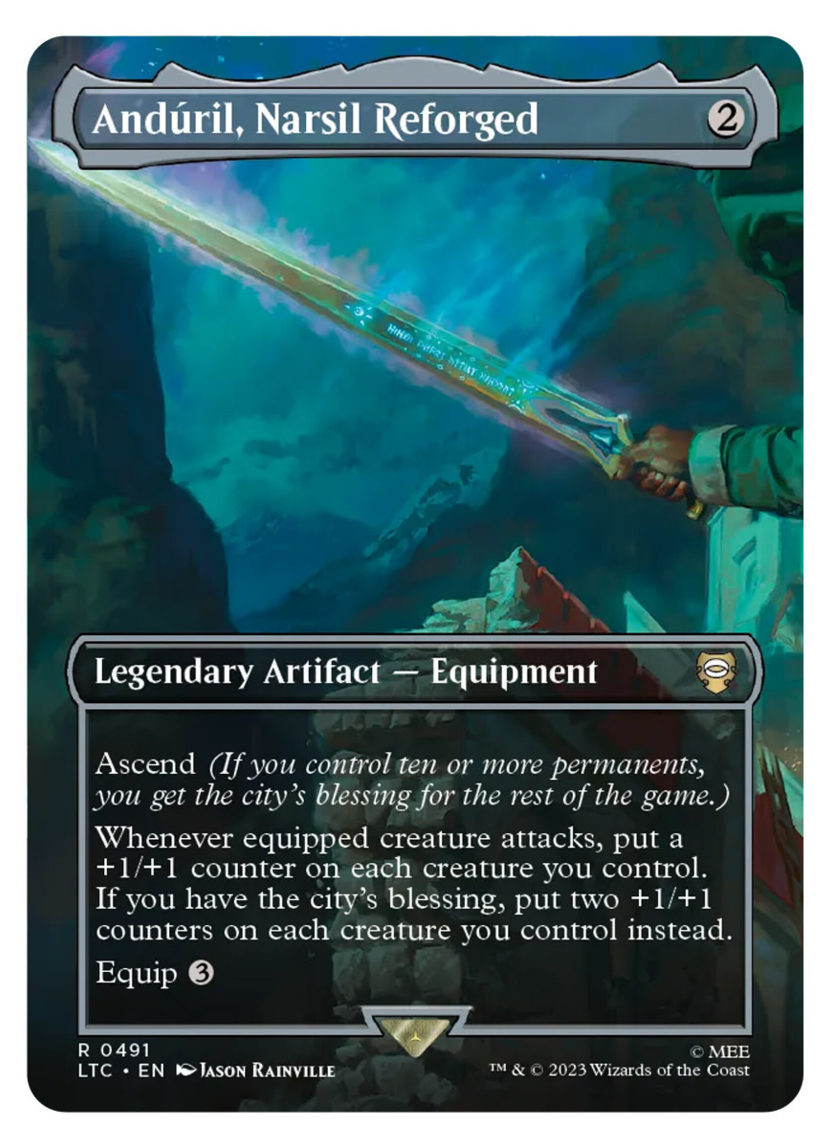 Anduríl,  Narsil Reforged 491 (LTC) Foil: near mint