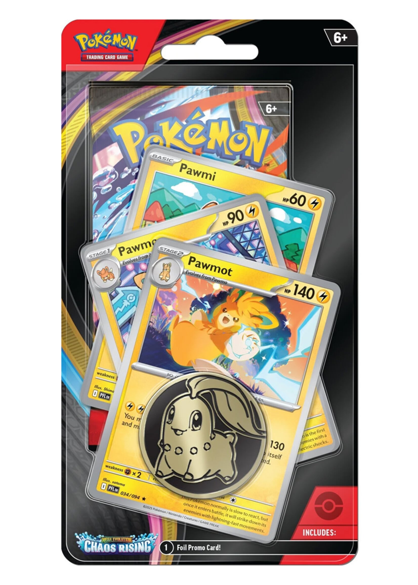 Pokemon Chaos Rising Premium Checklane Pawmot