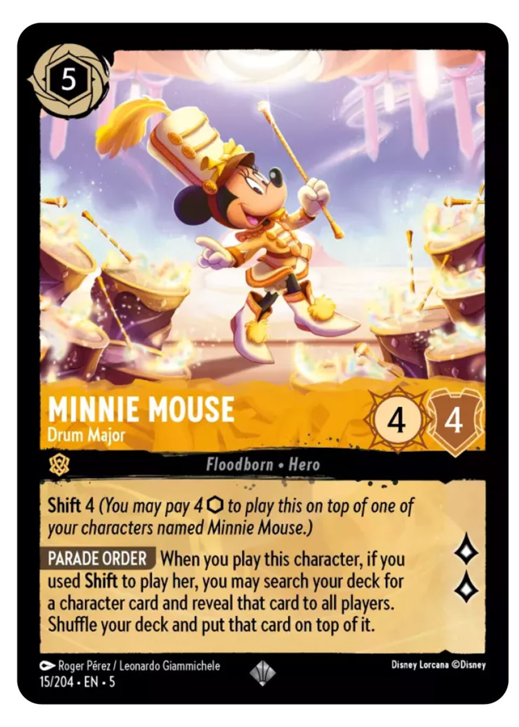 Minnie Mouse Drum Major 15 (5SSK)