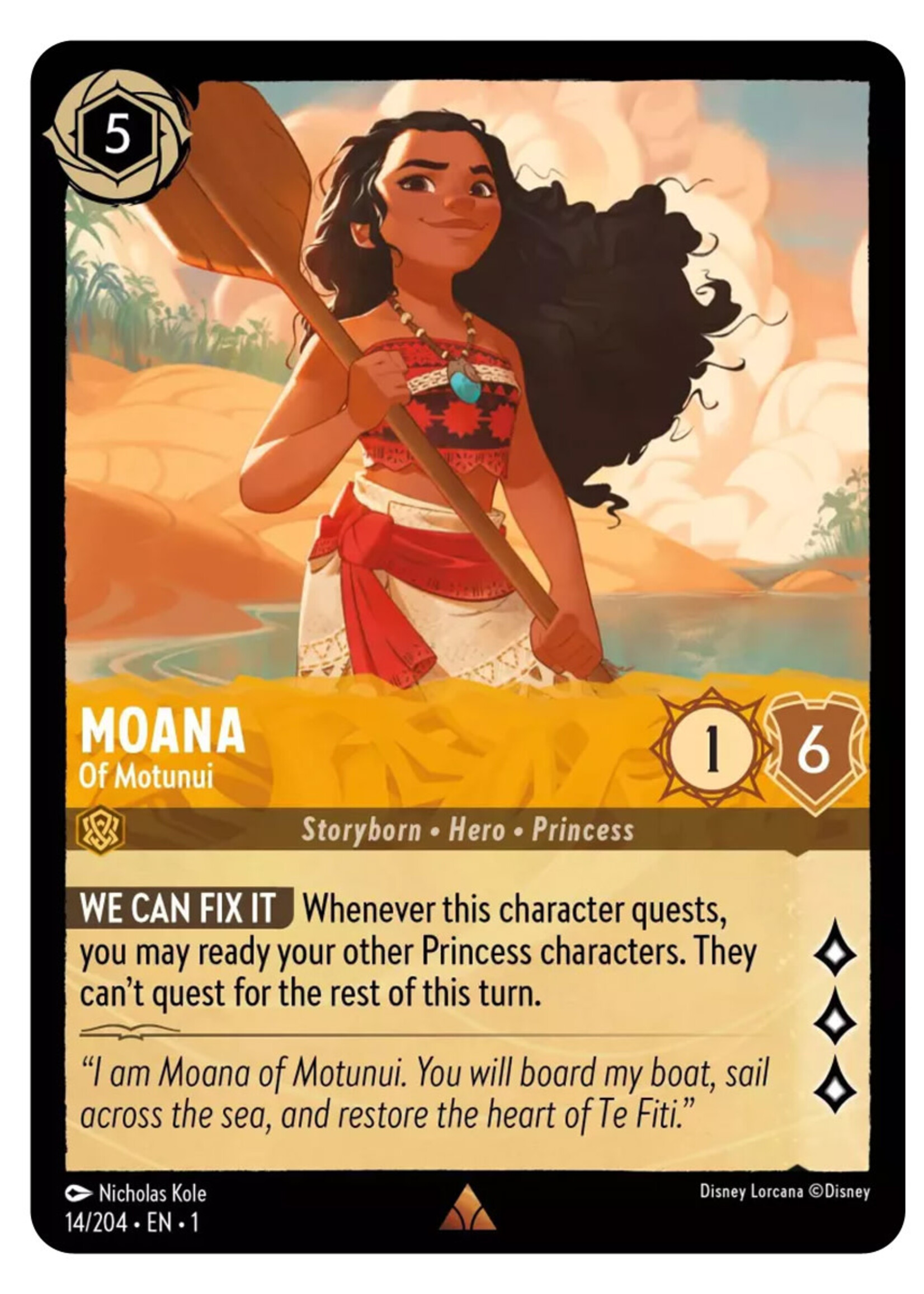 Moana of Motunui 14 (1TFC) Foil