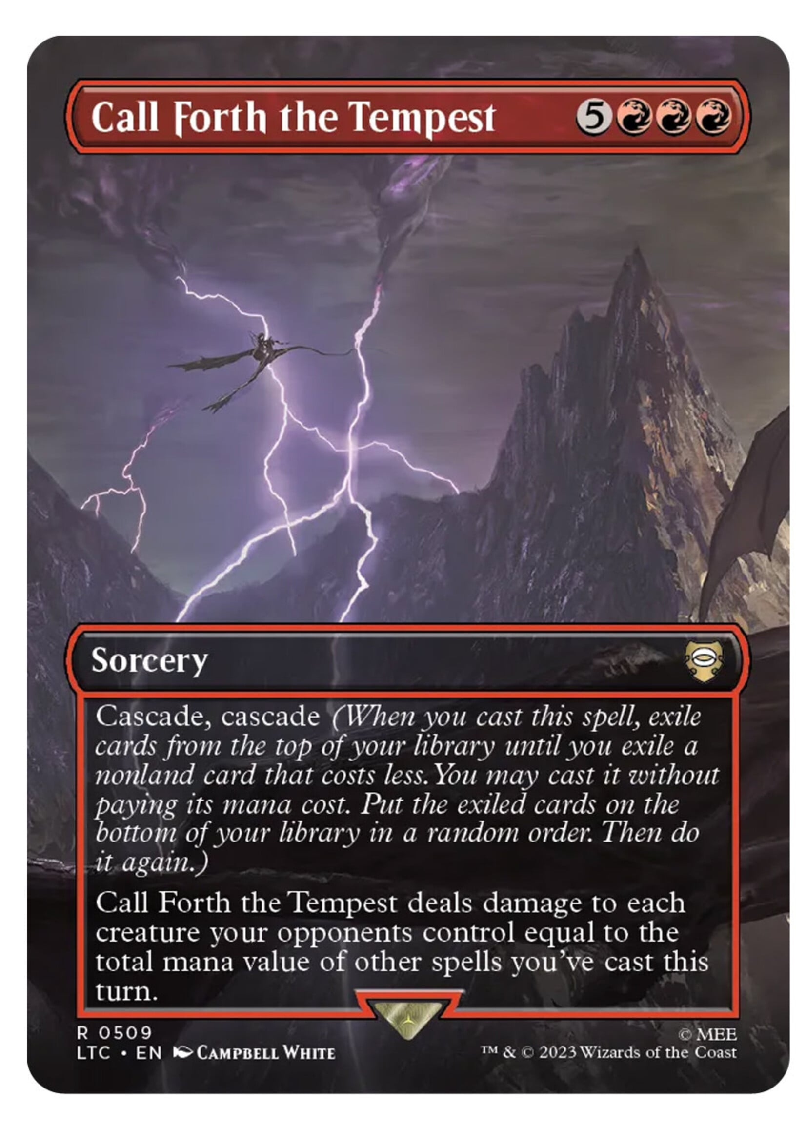 Call Forth the Tempest 509 (LTC) Foil: near mint