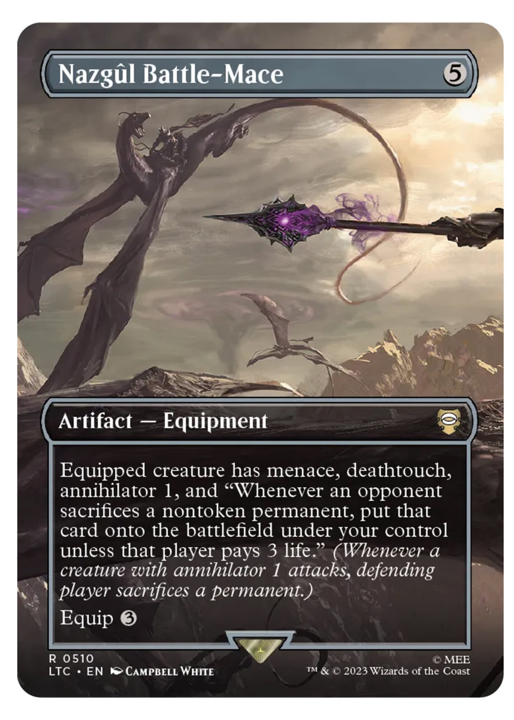 Nazgul Battle-Mace 510 (LTC) Foil: near mint