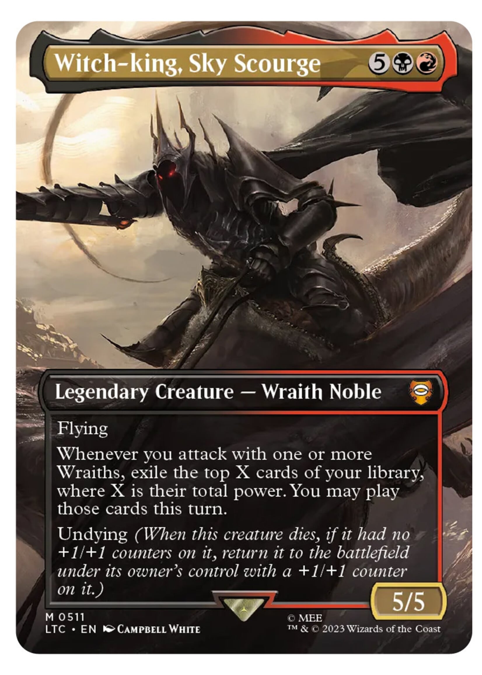 Witch-King, Sky Scourge 511 (LTC) Foil: near mint