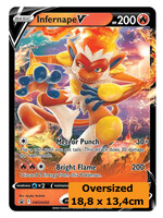 Infernape V 252 (SWSH) Grote Kaart: excellent