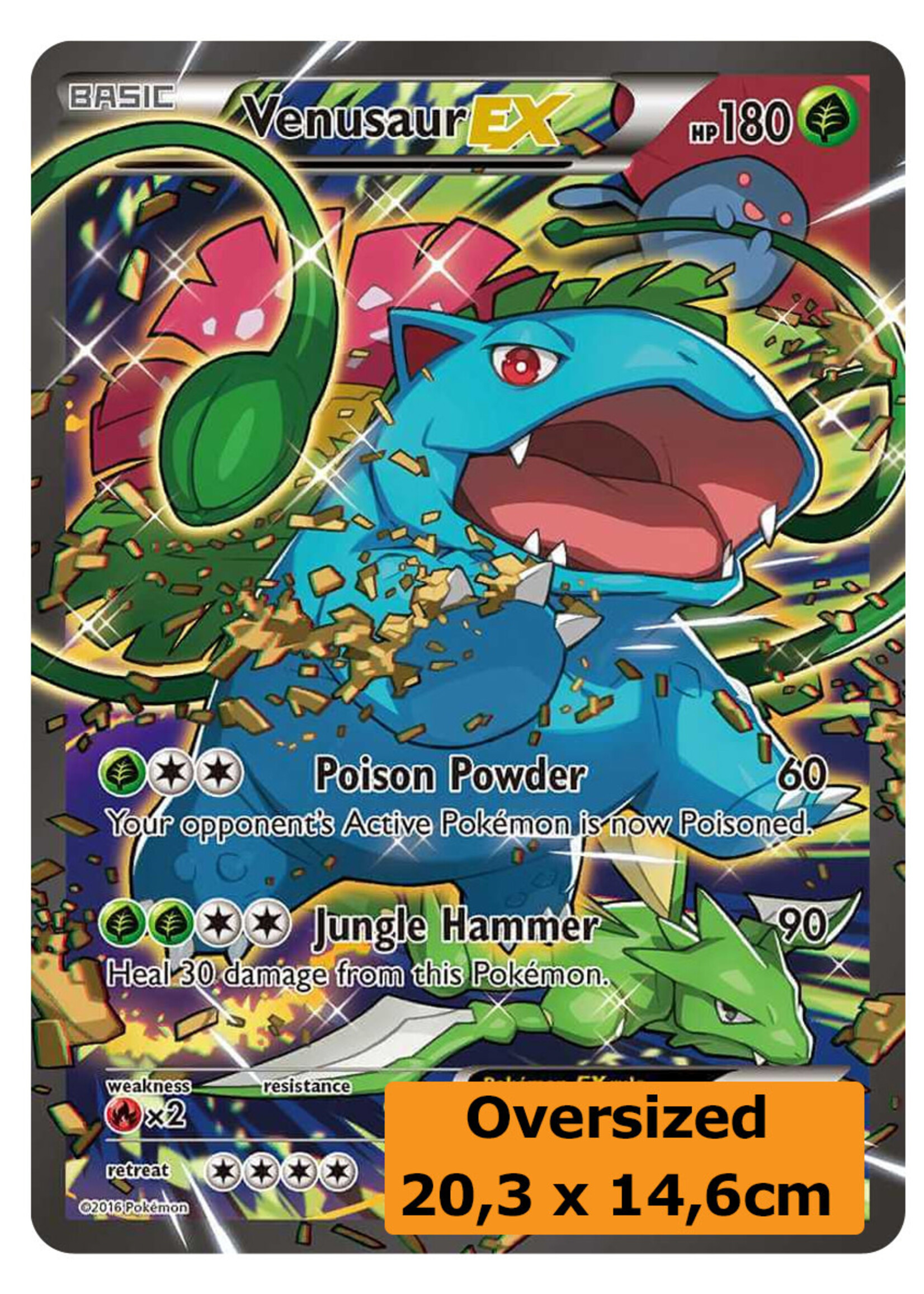 Venusaur EX 123 (XYPR) Grote Kaart: excellent