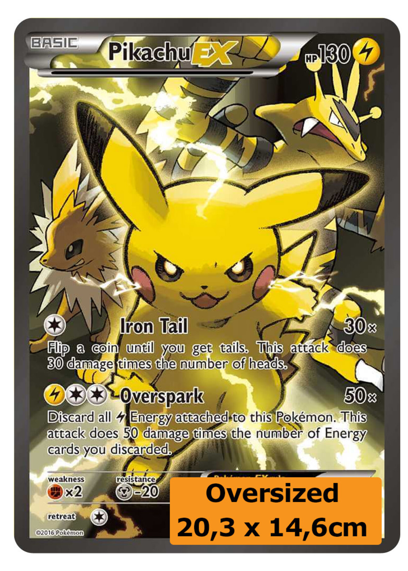 Pikachu EX 124 (XYPR) Grote Kaart: good