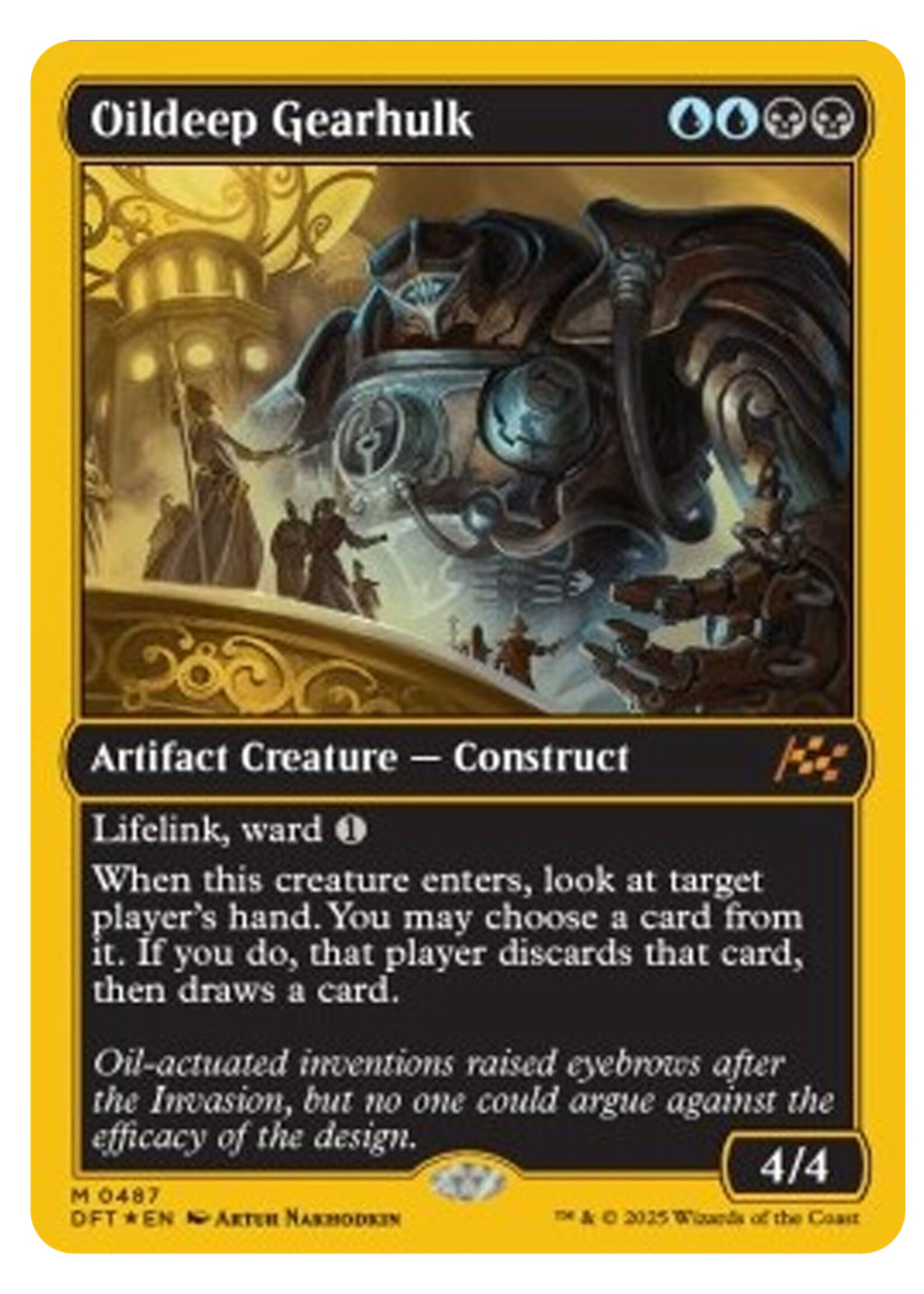 Oildeep Gearhulk 487 (DFT) Foil