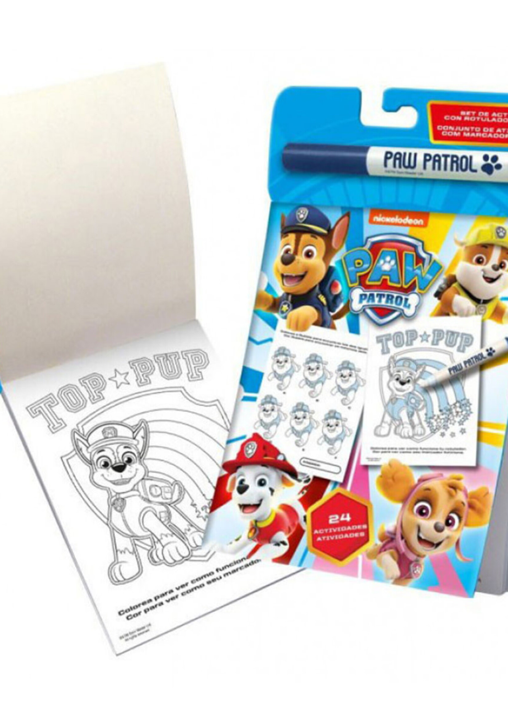 Paw Patrol Opdrachtenboekje met Magische Stift (Spaans)