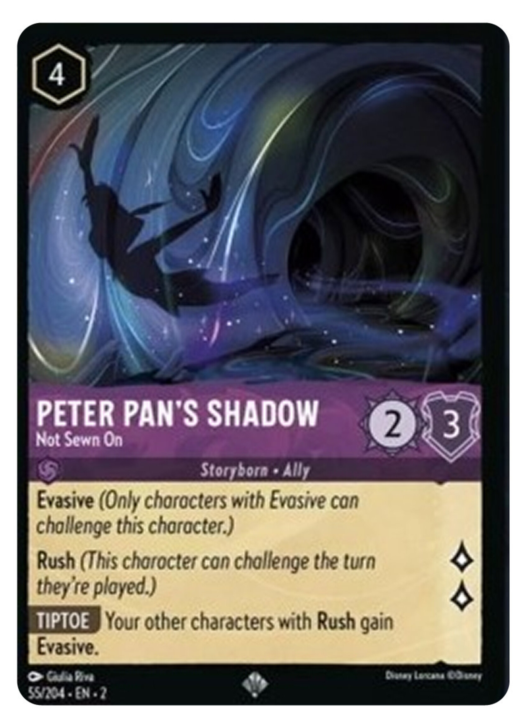 Peter Pan's Shadow Not Sewn On  55 (2ROF)