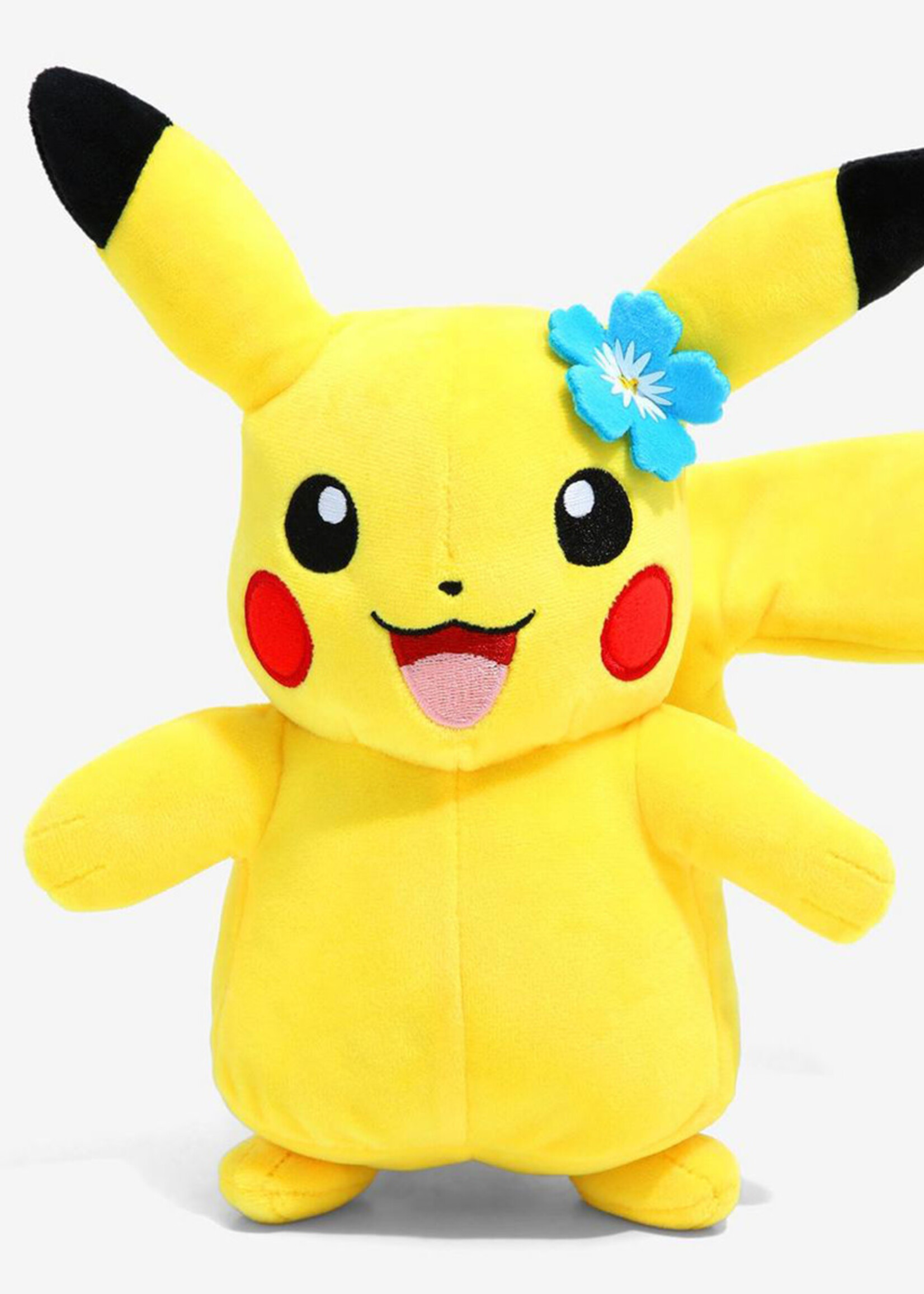 Pikachu Knuffel Met Blauwe  Bloem 20cm