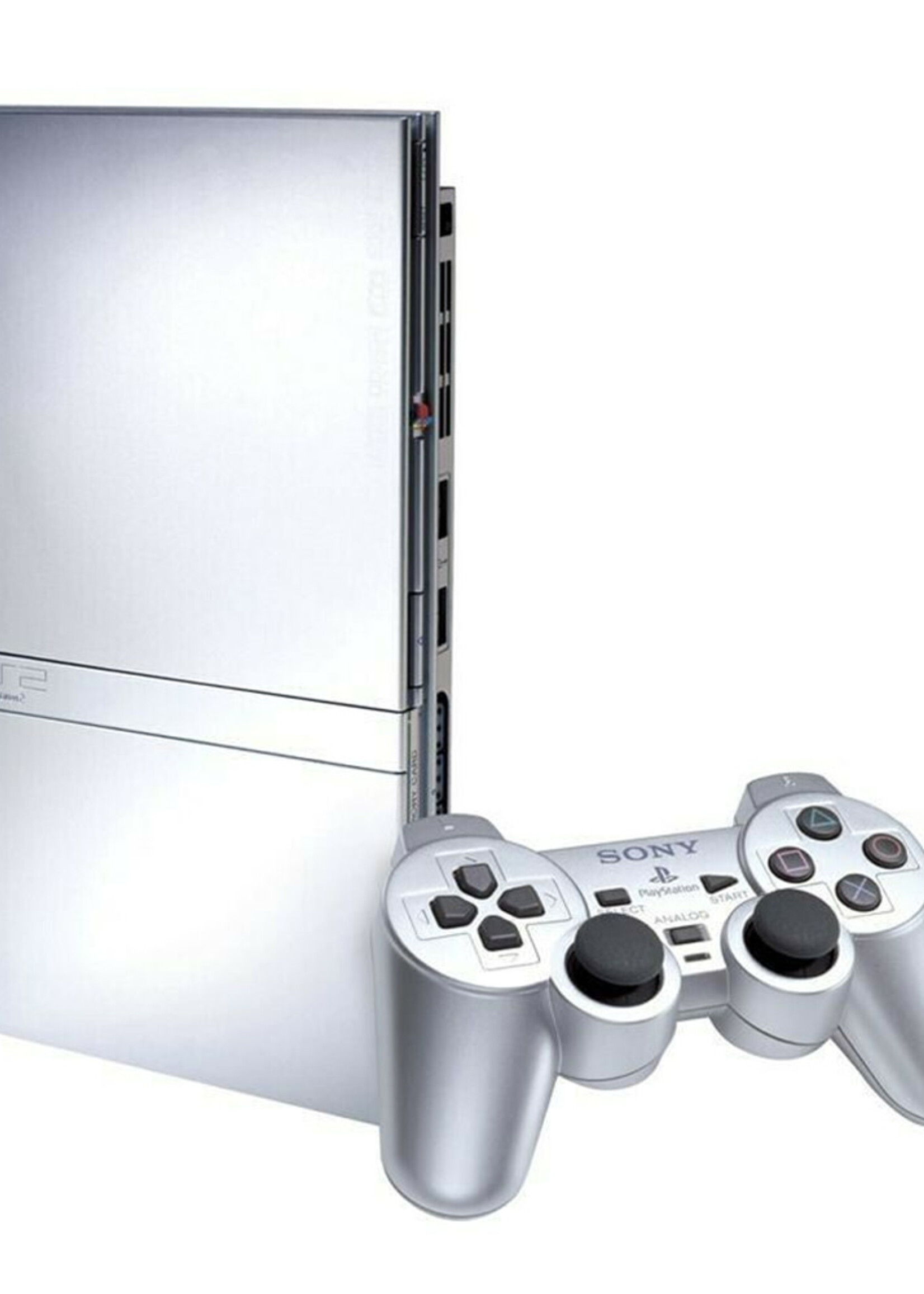 PlayStation 2 Slim Consoleset Zilver