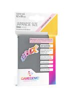 GameGenic Sleeves Japanese Size 62x89mm (60) Dark Gray