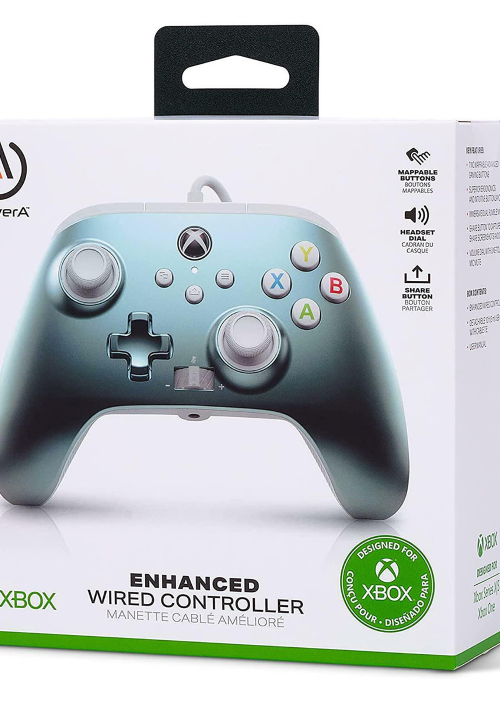 PowerA Enhanced Wired Controller for Xbox Metallic Ice