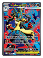 Mega Lucario Ex 160 (MEG): near mint