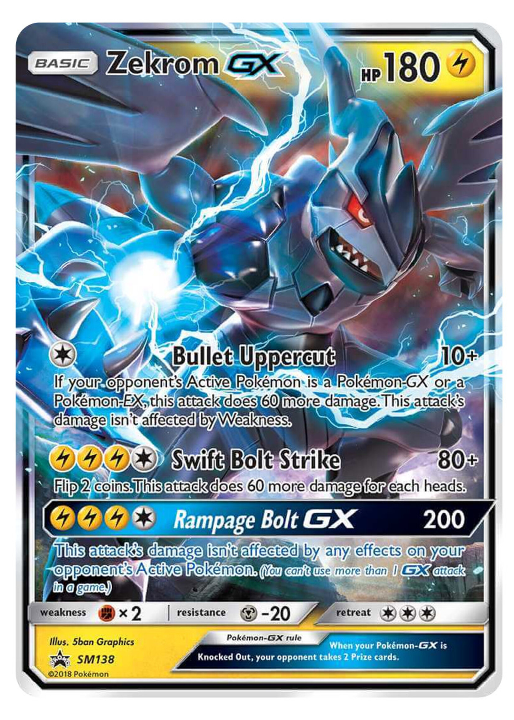 Zekrom GX 138 (SM): good+