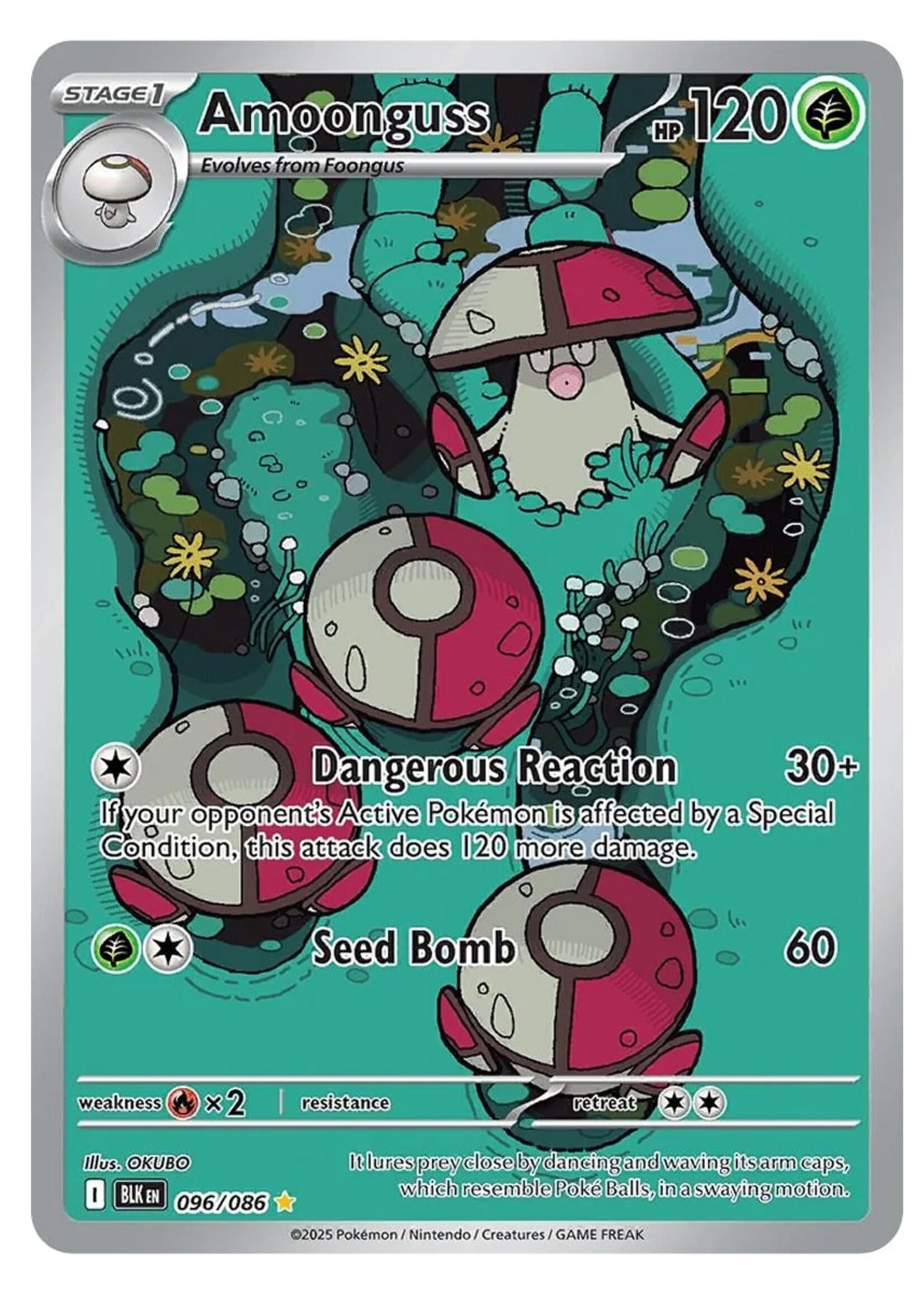 Amoonguss 96 (BLK): excellent