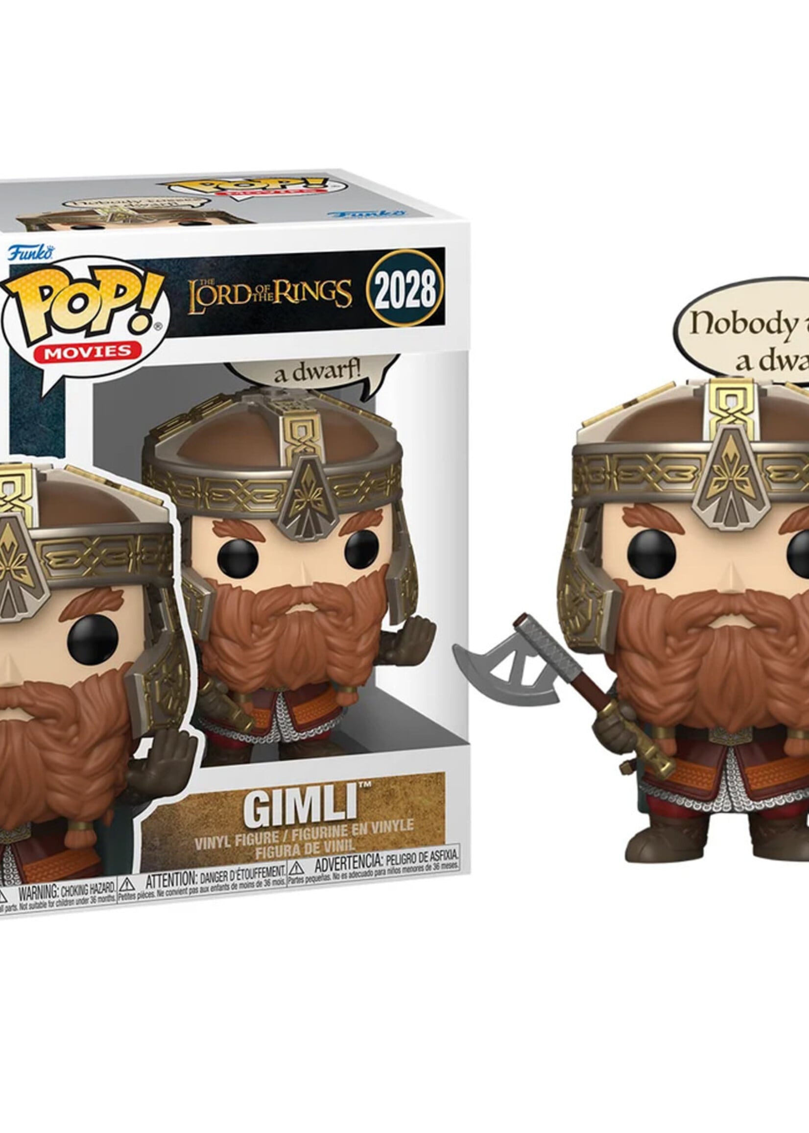 Lord Of The Rings Funko Pop Sayings N° 2028 Gimli