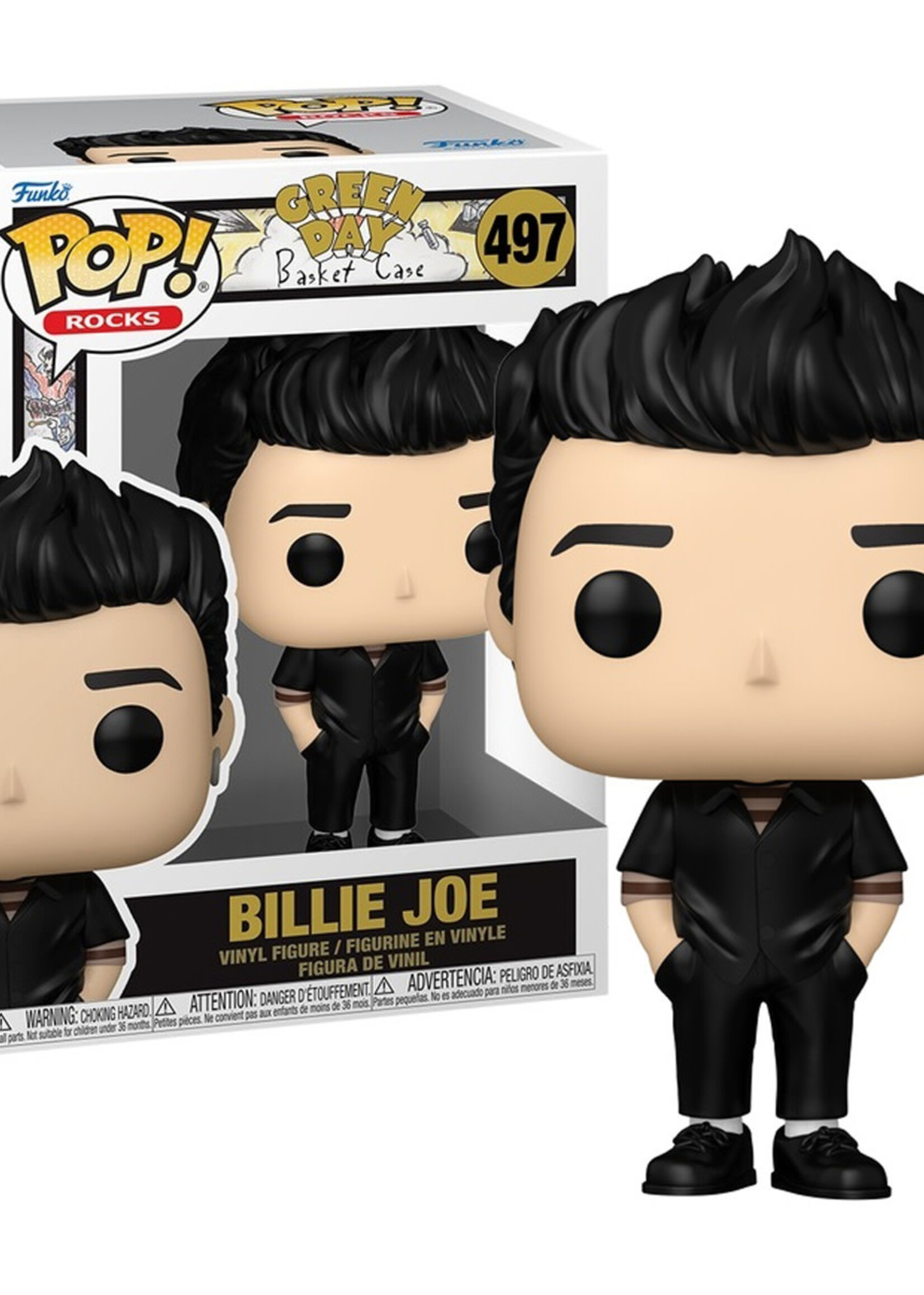 Green Day Funko Pop Rocks N° 497 Billie Joe Basket Case