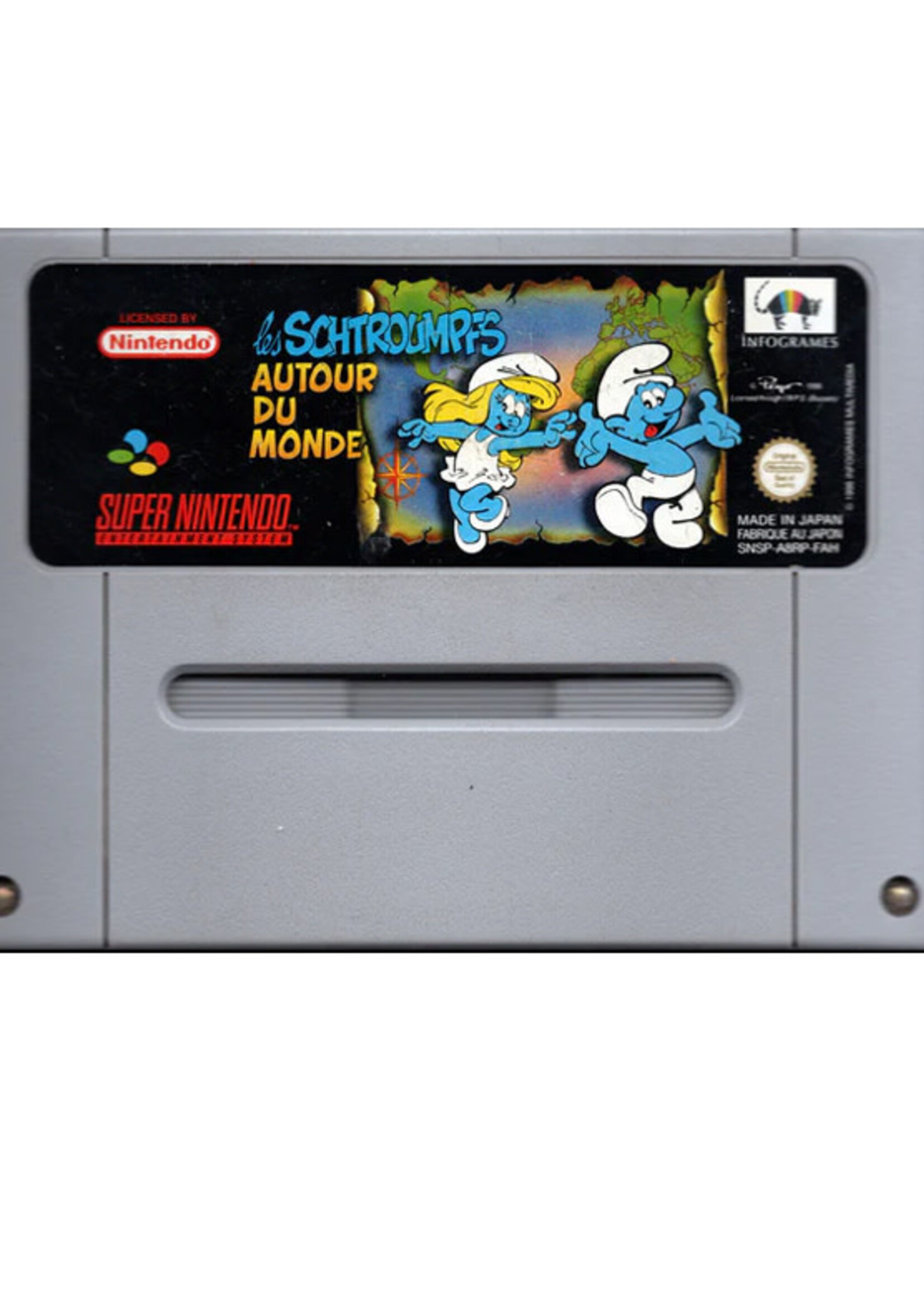 The Smurfs Travel The World SNES