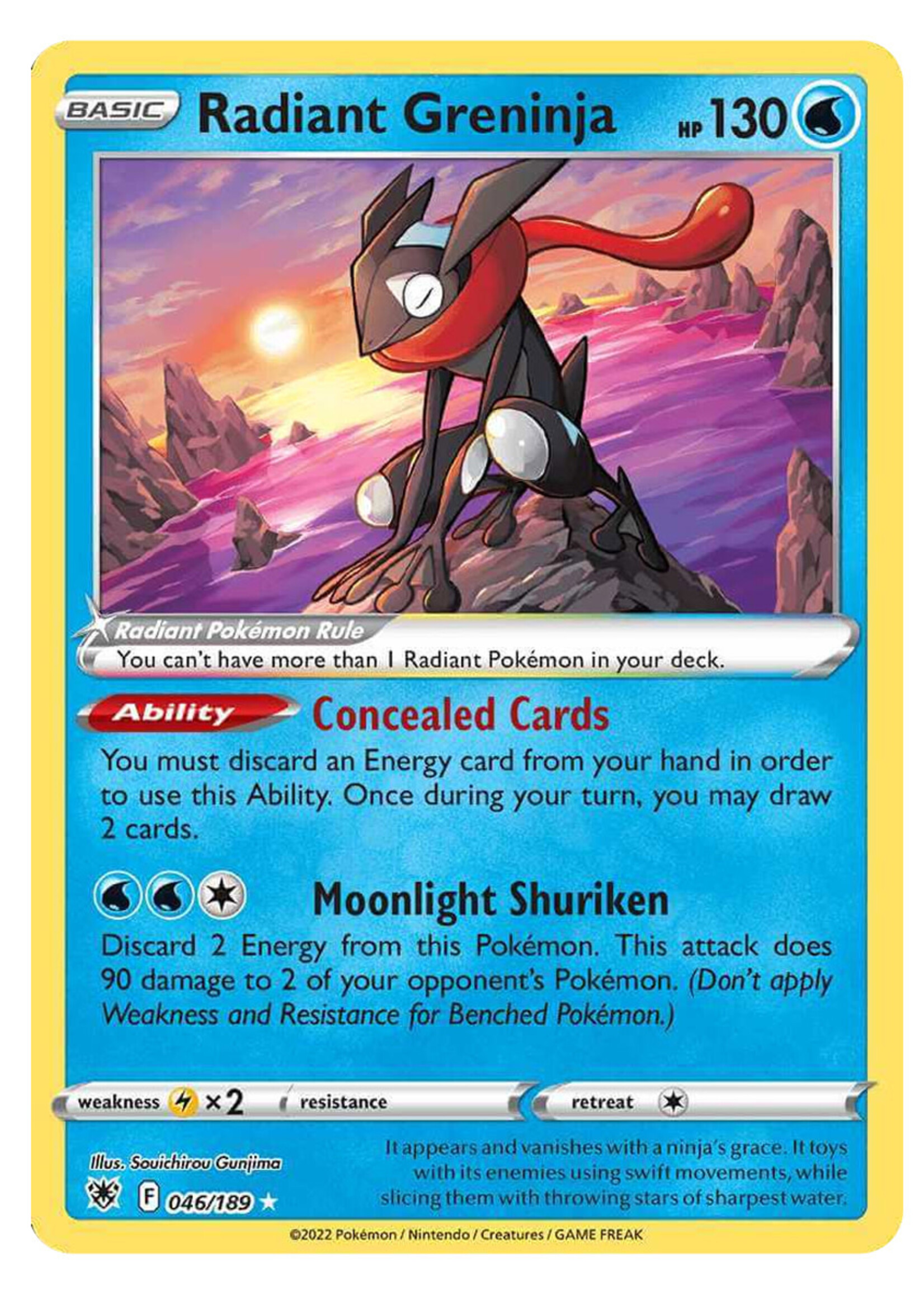 Radiant Greninja 46 (ASR): near mint