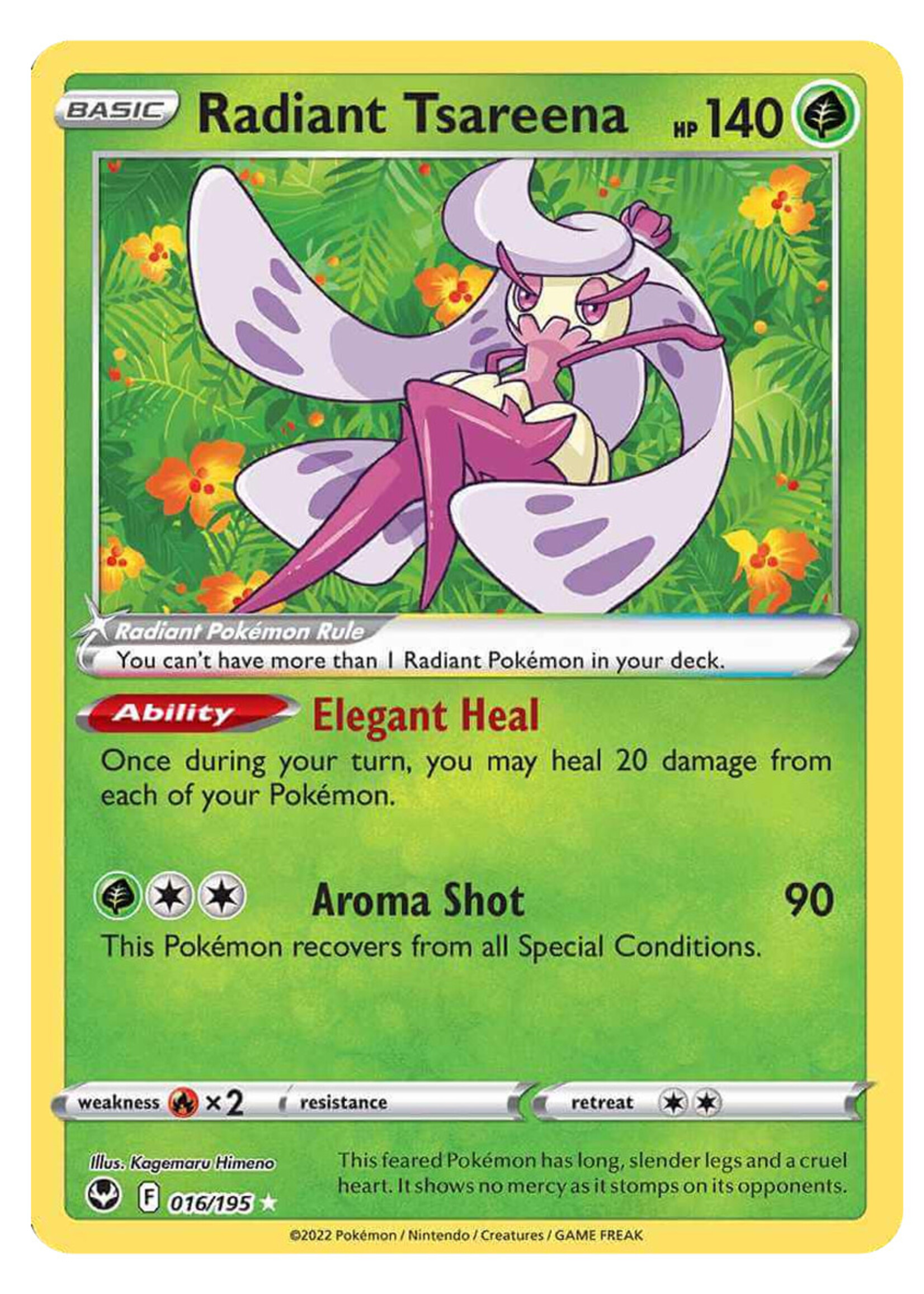 Radiant Tsareena 16 (SIT): near mint