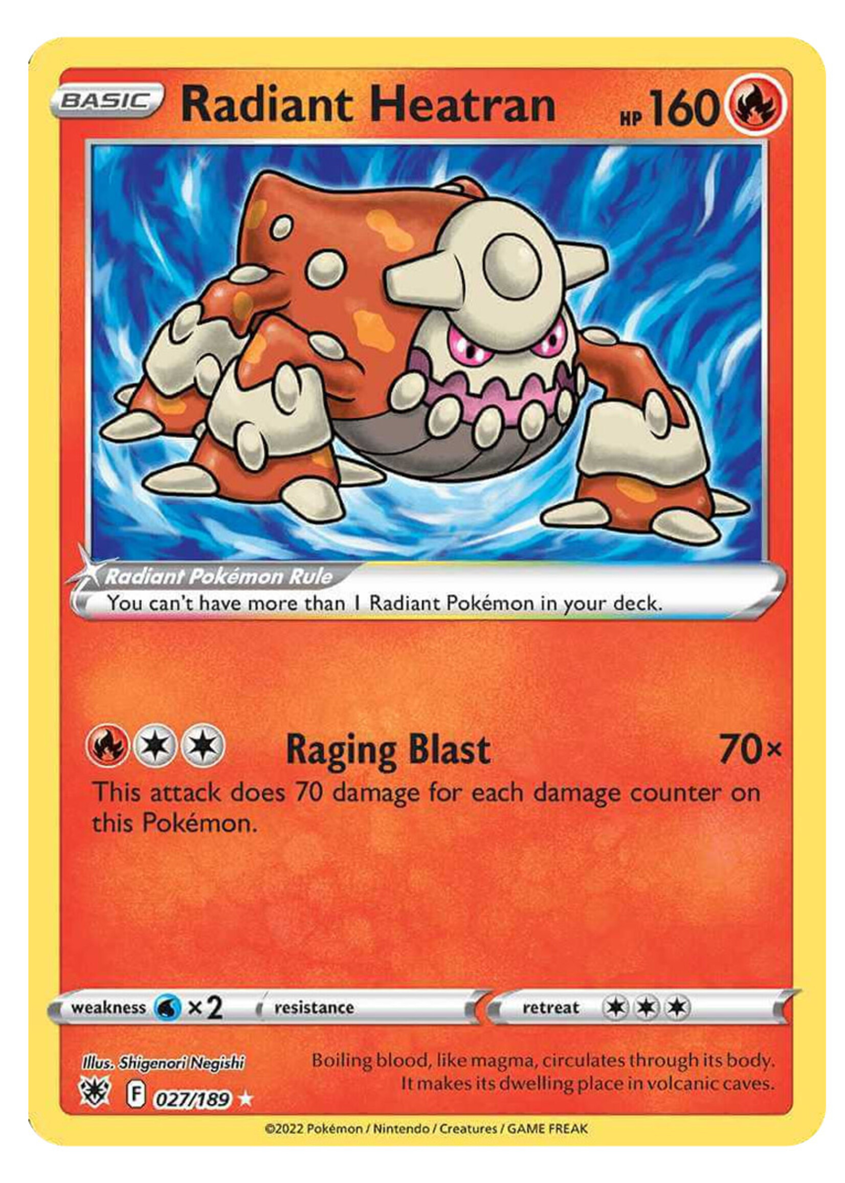 Radiant Heatran 27 (ASR): near mint
