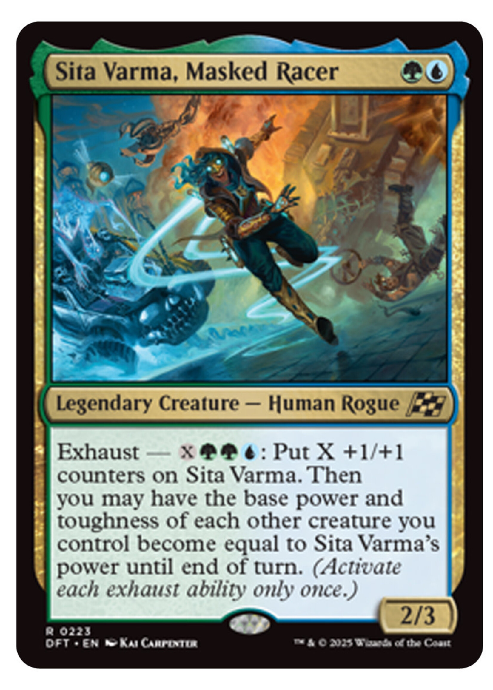 Sita Varma, Masked Racer 223 (DFT) Foil