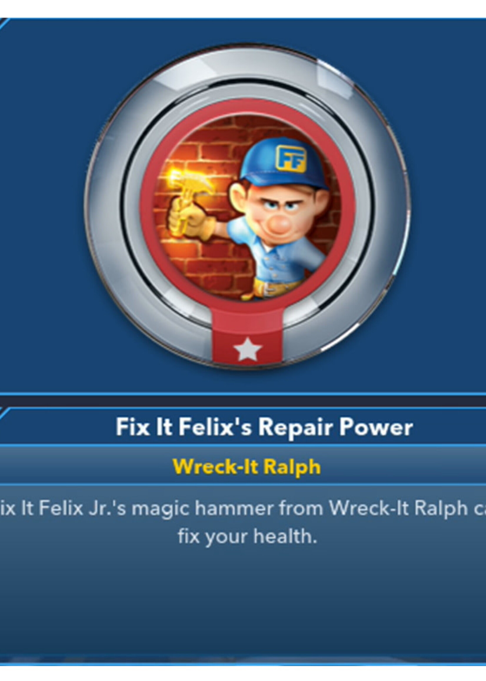 Fix It Felix's Repair Power Disney Infinity 1.0