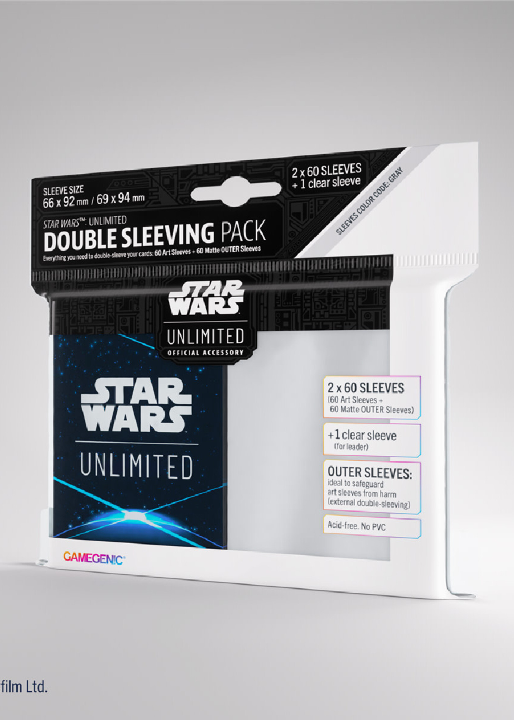 Star Wars Unlimited Double Sleeving Pack Space Blue
