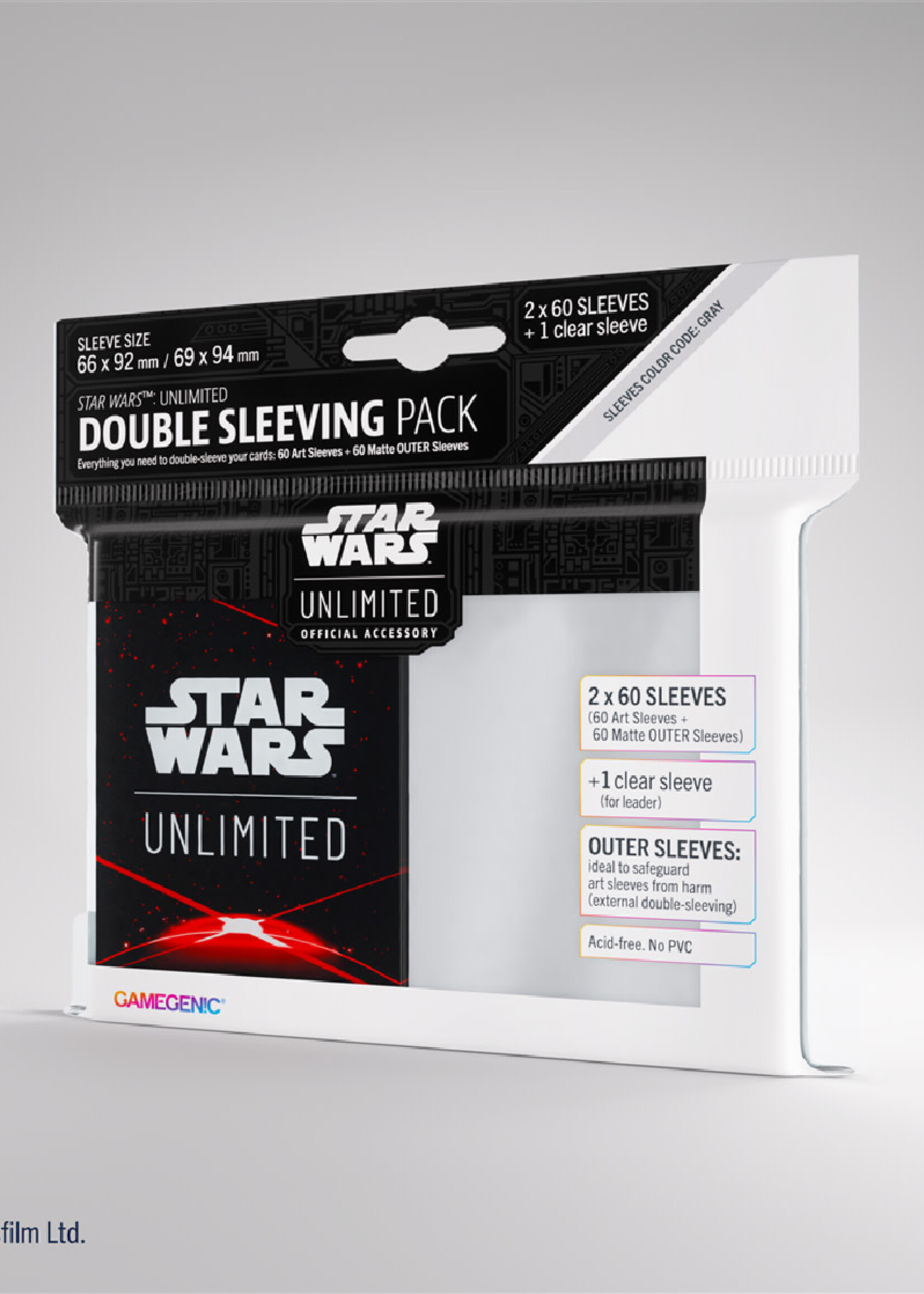 Star Wars Unlimited Double Sleeving Pack Space Red