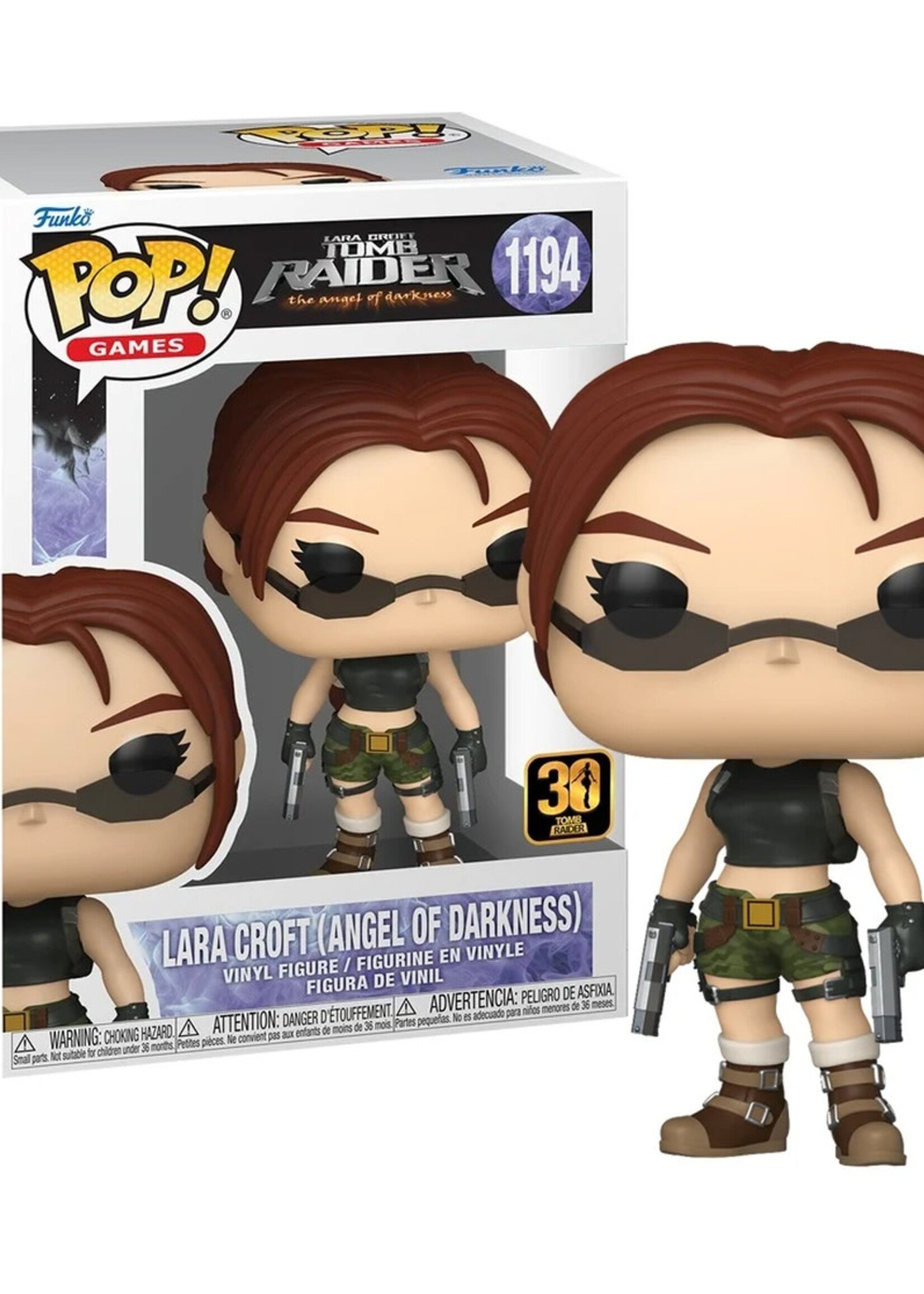 Tomb Raider Funko Pop N° 1194 Lara Croft Angel of Darkness