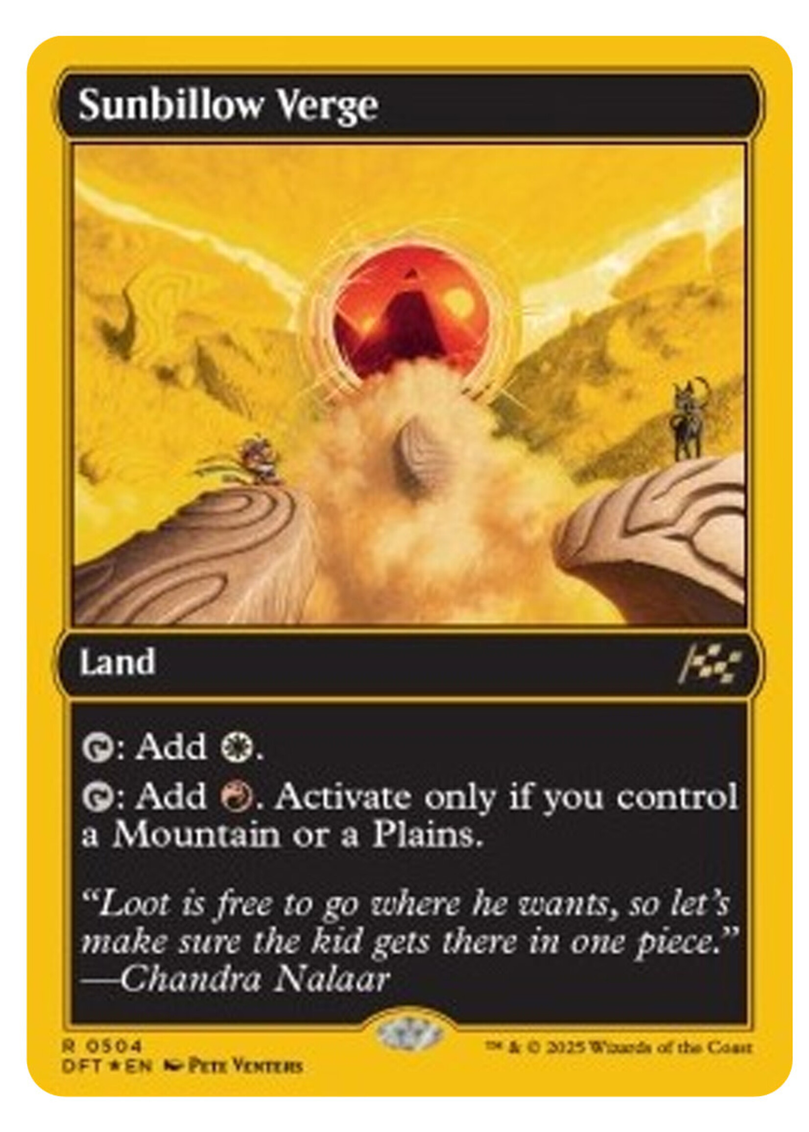 Sunbillow Verge 504 (DFT) Foil