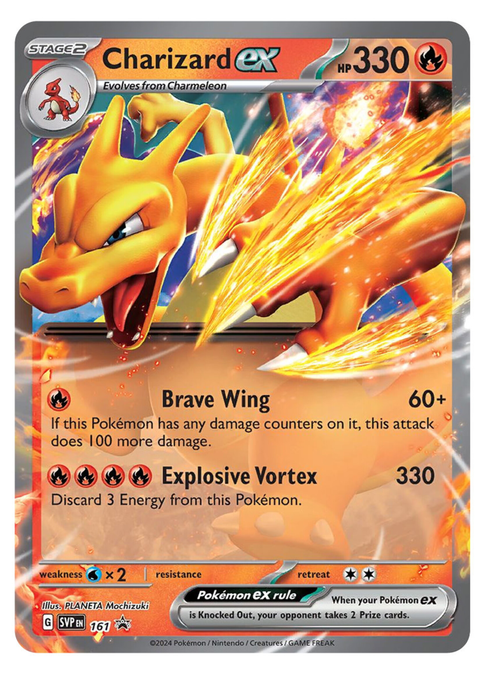 Charizard Ex 161 (SVP): near mint