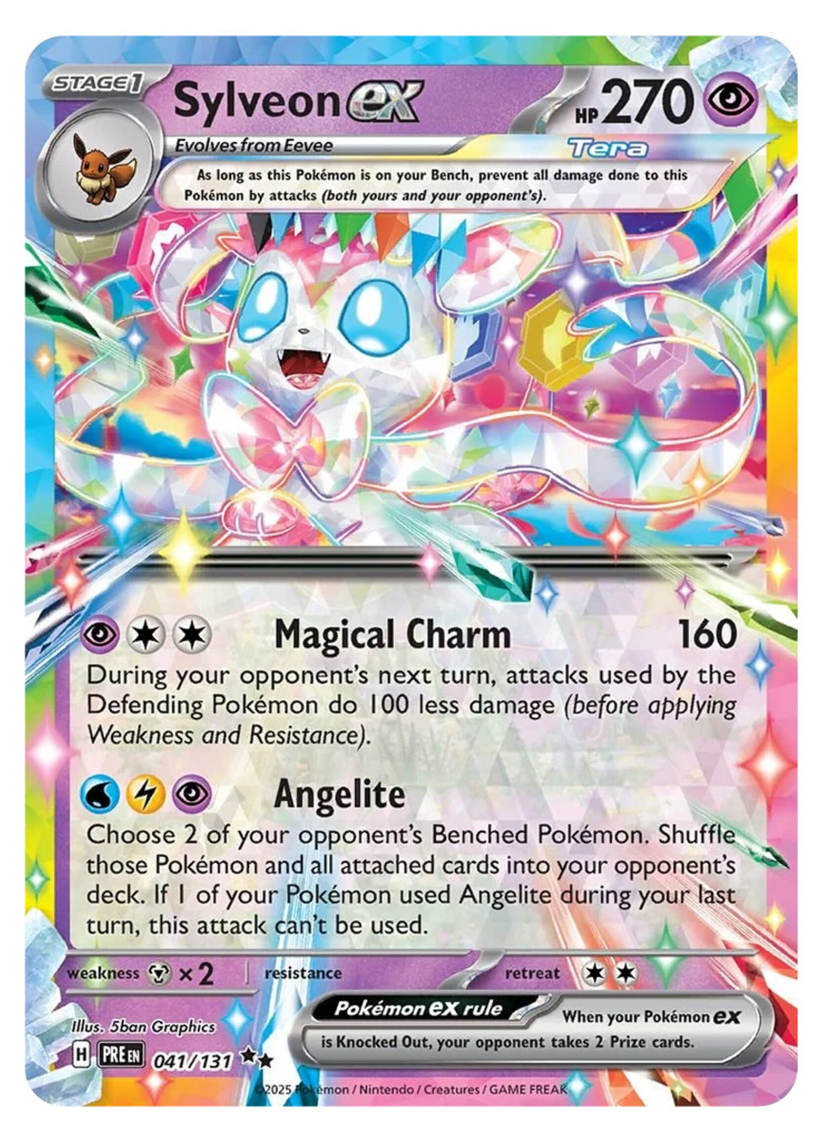 Sylveon Ex 41 (PRE): near mint