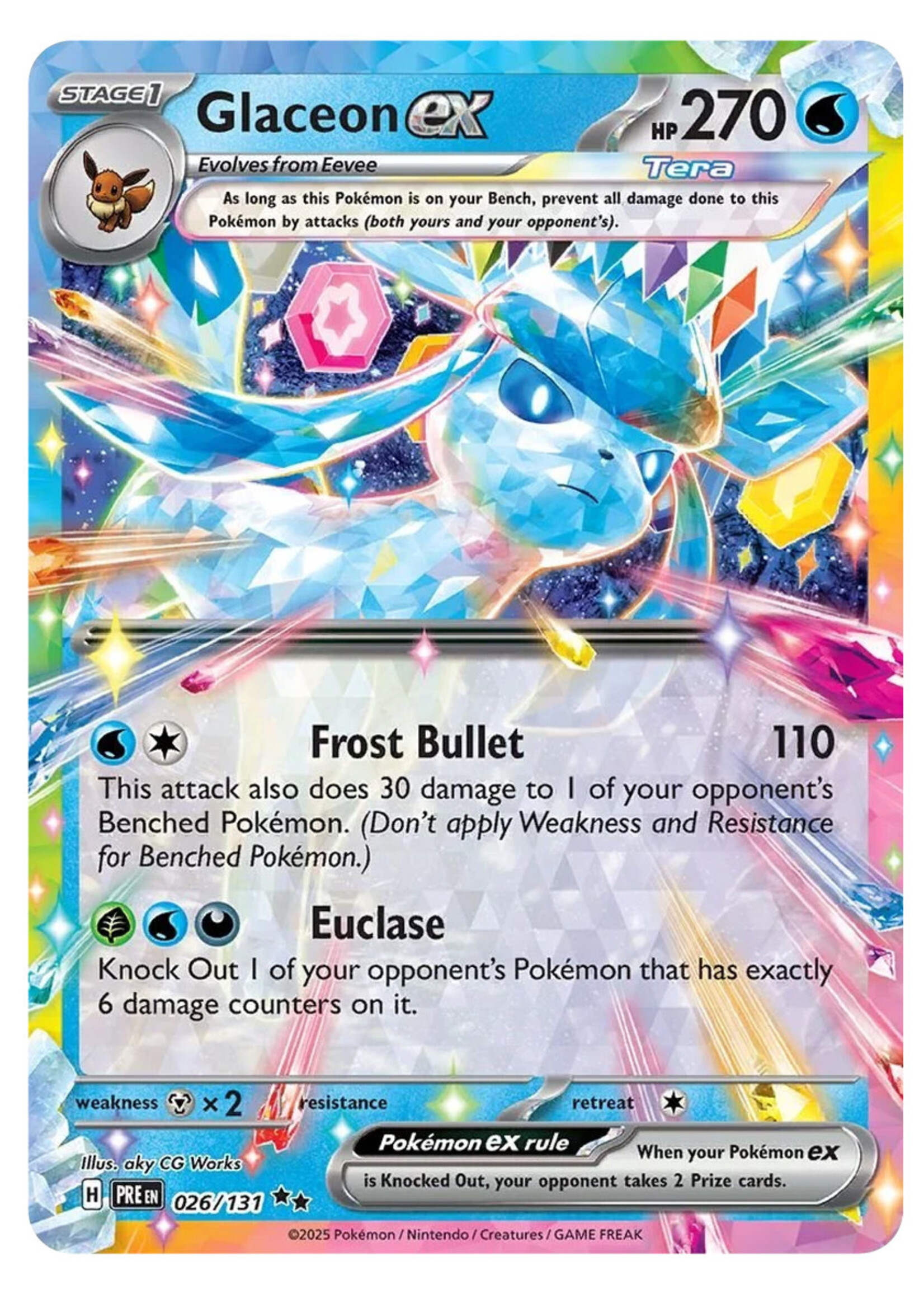 Glaceon Ex 26 (PRE): near mint