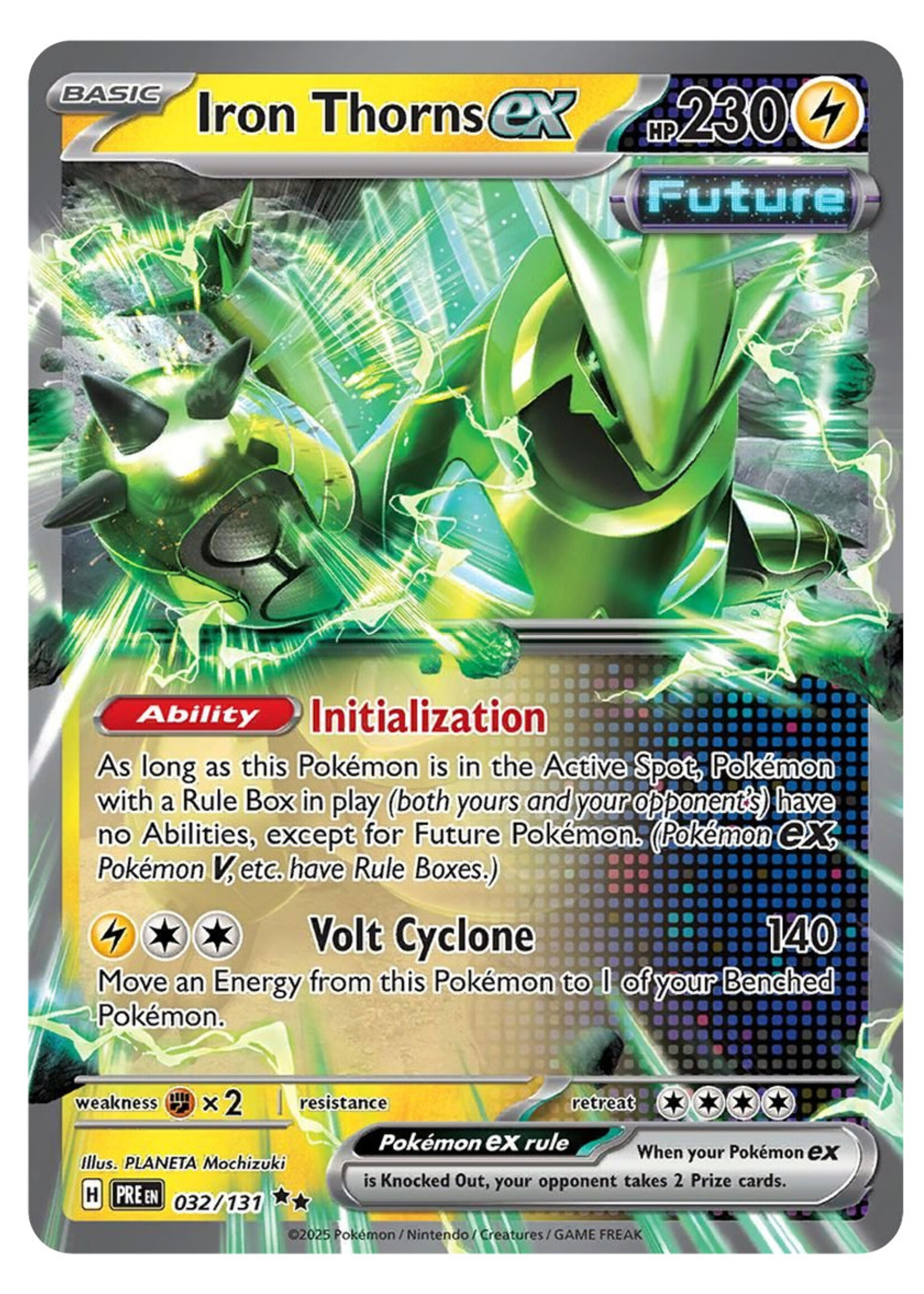 Iron Thorns Ex 32 (PRE): near mint