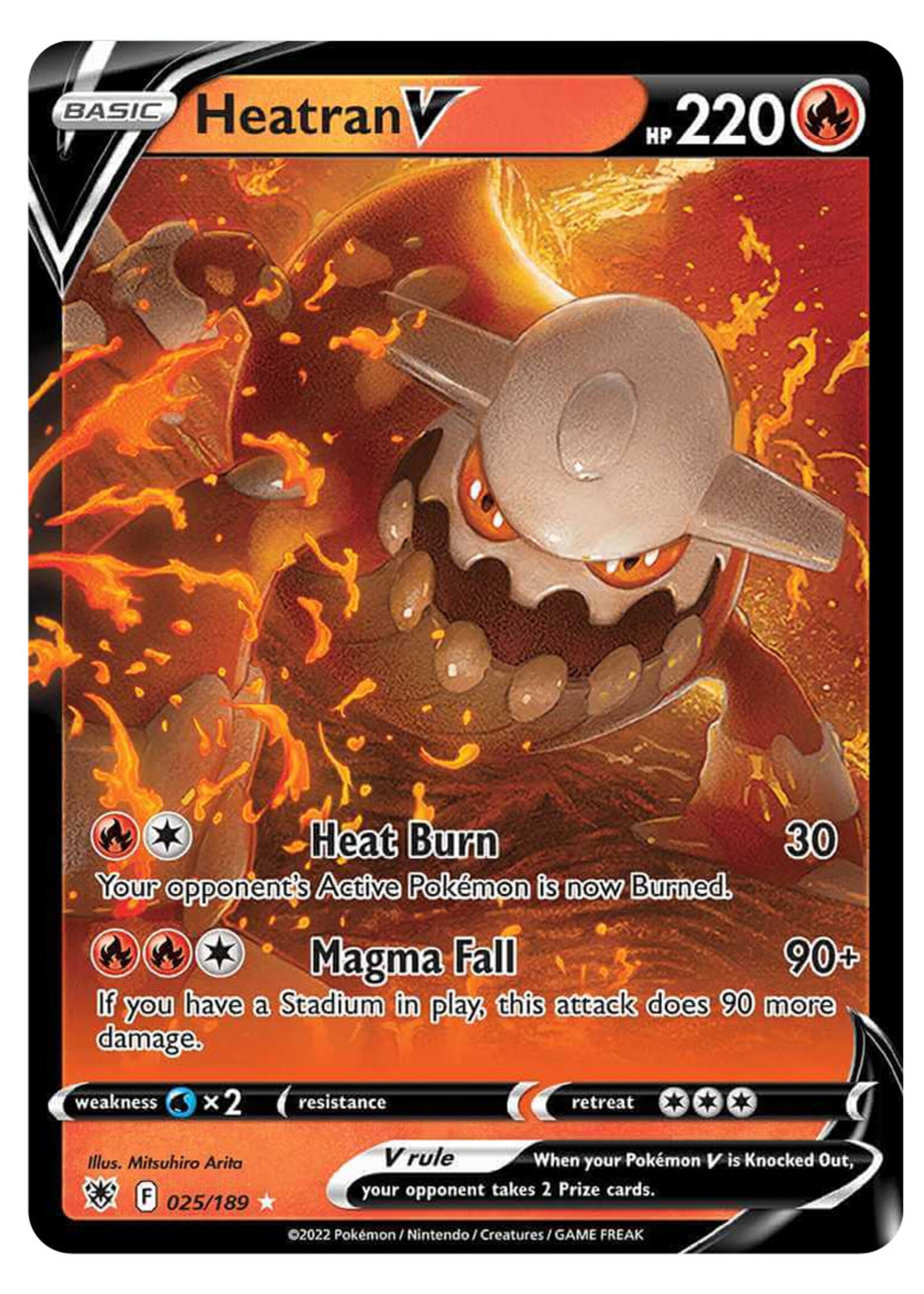 Heatran V 25 (ASR): near mint