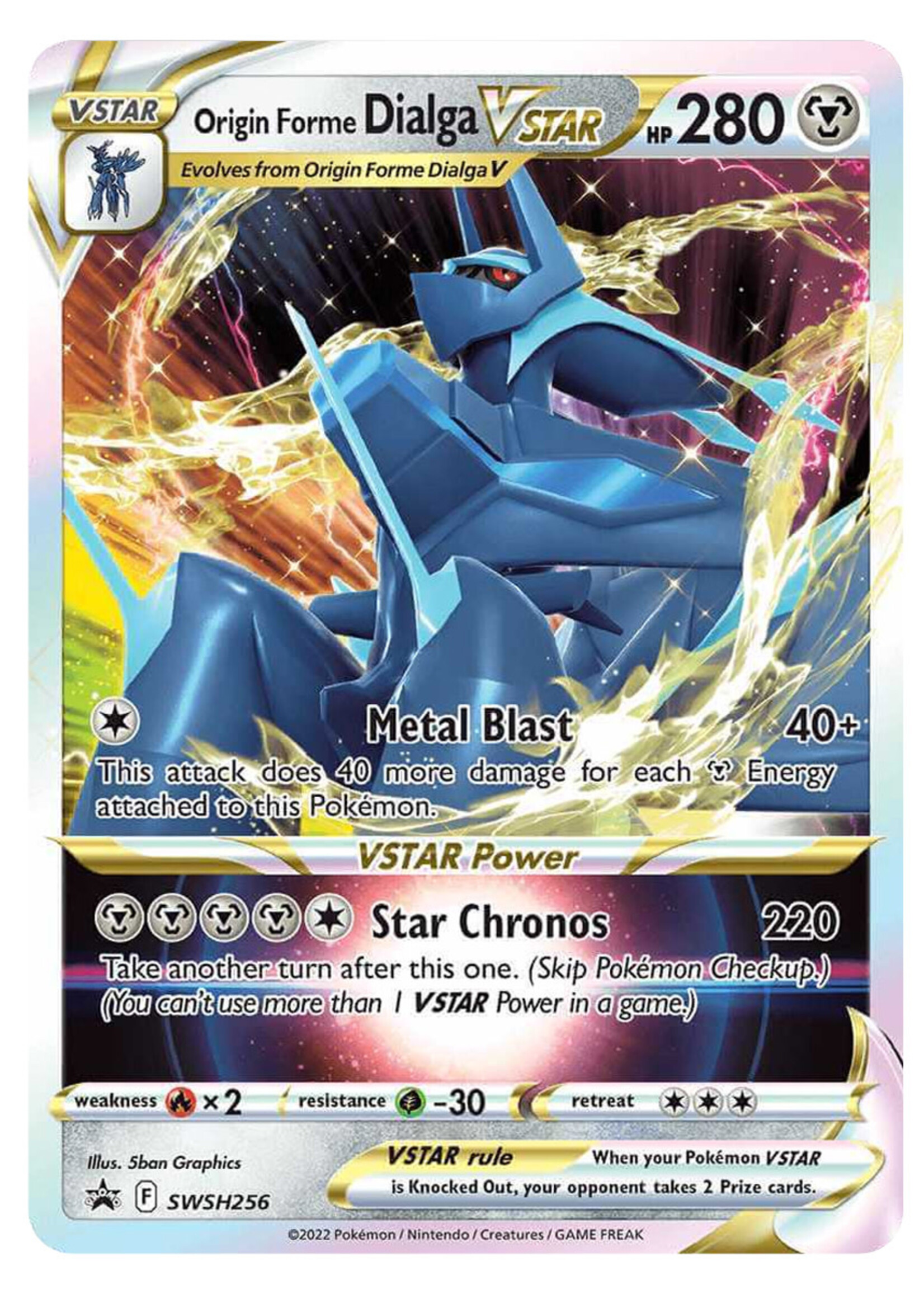 Origin Forme Dialga Vstar 256 (SWSH): excellent