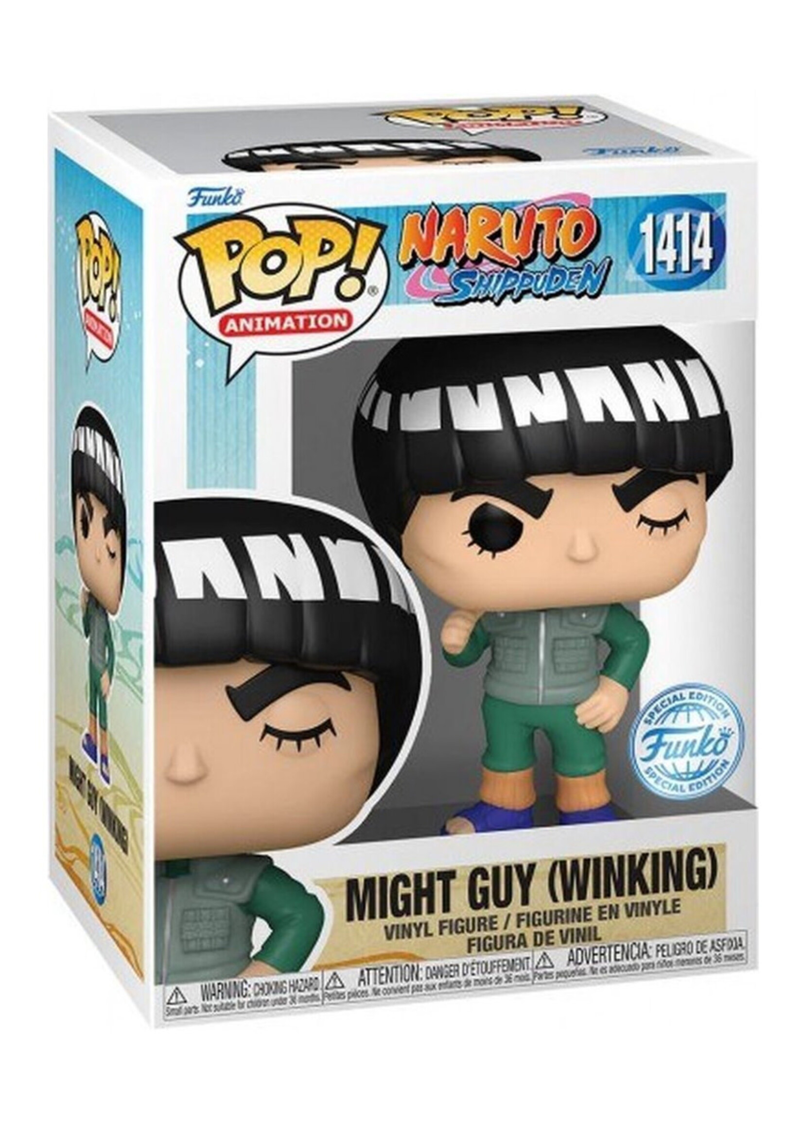 Naruto Funko Pop N°  1414 Might Guy Winking